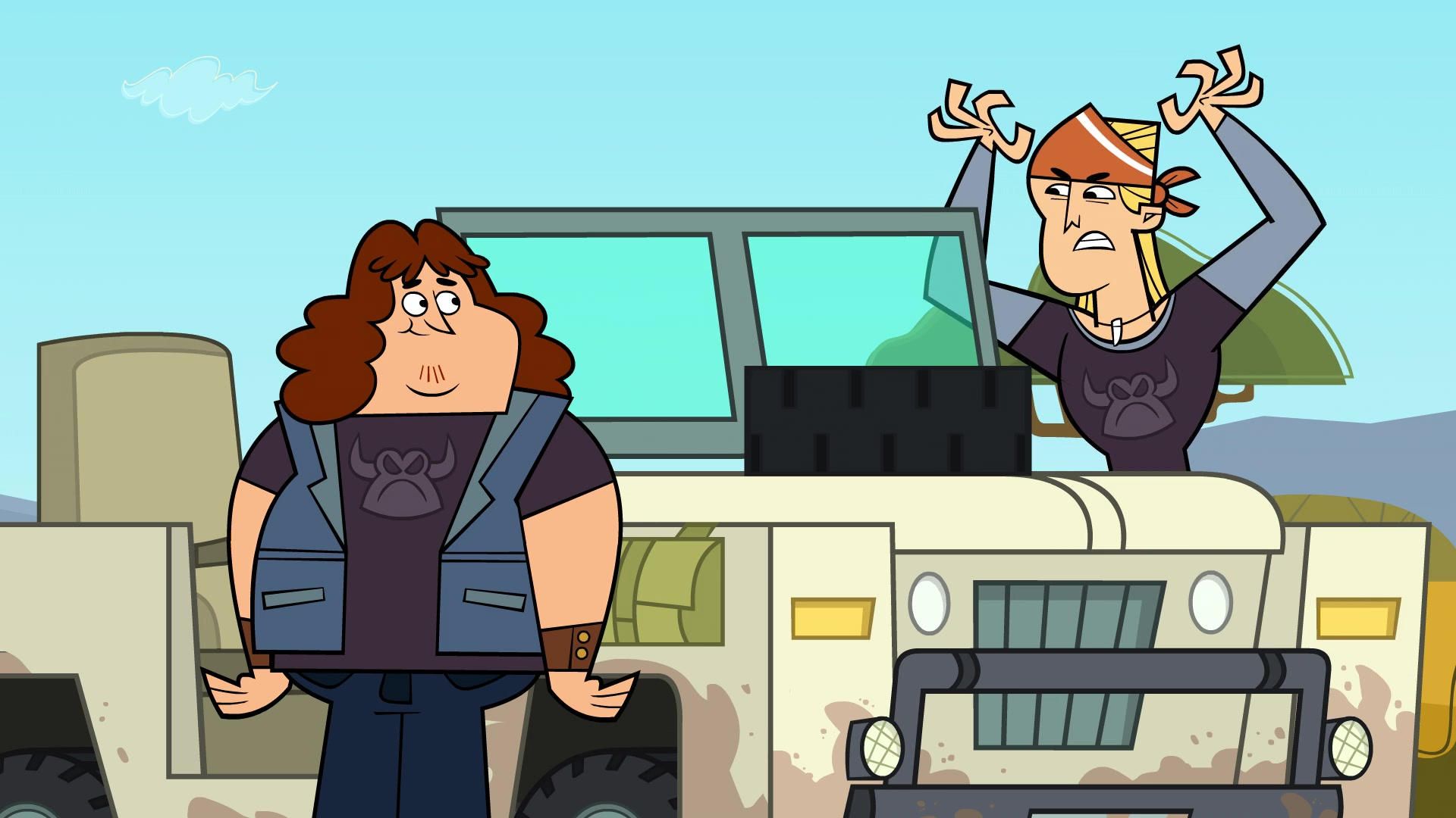 Total Drama Presents: The Ridonculous Race background