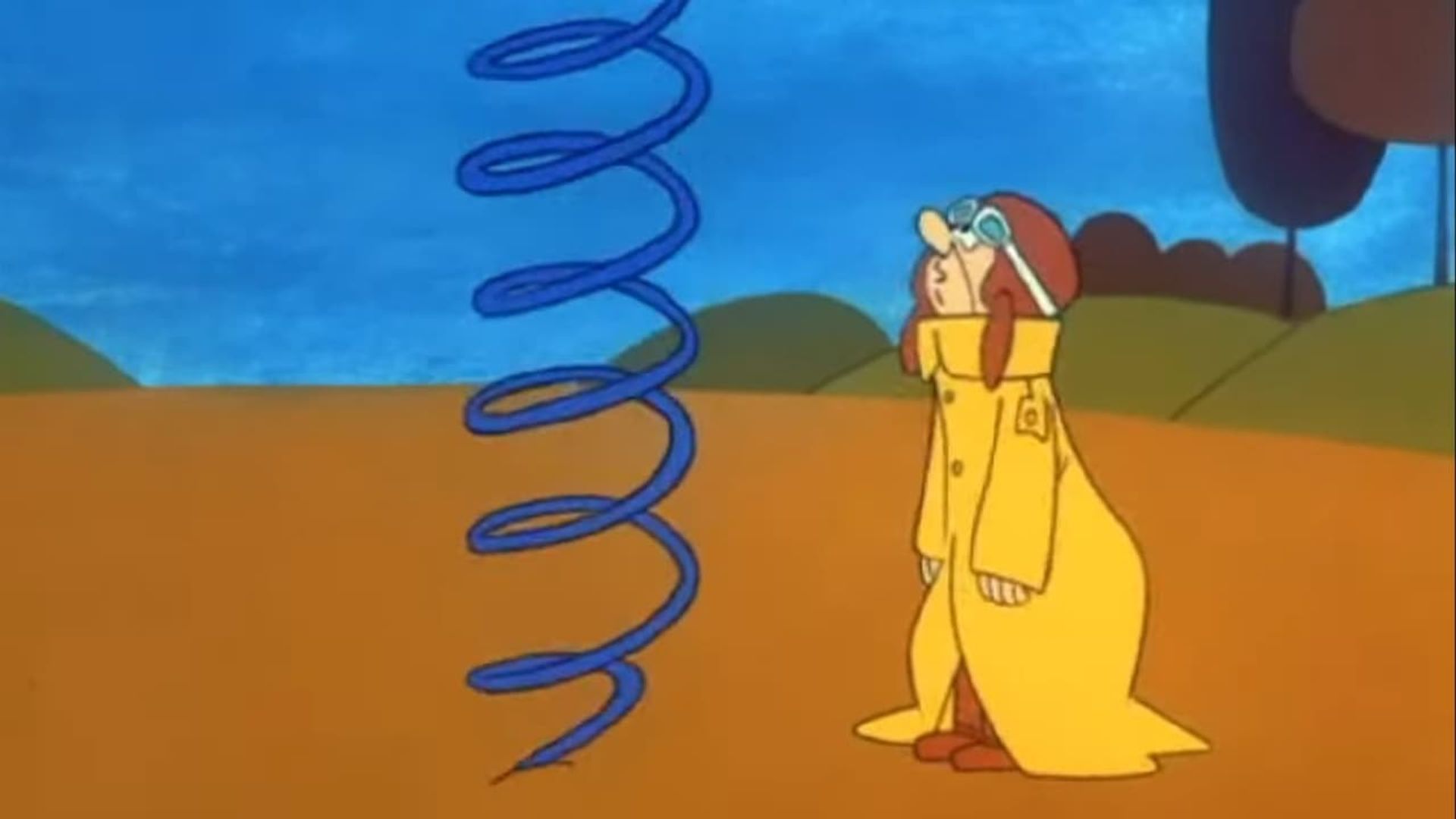 Dastardly and Muttley in Their Flying Machines background