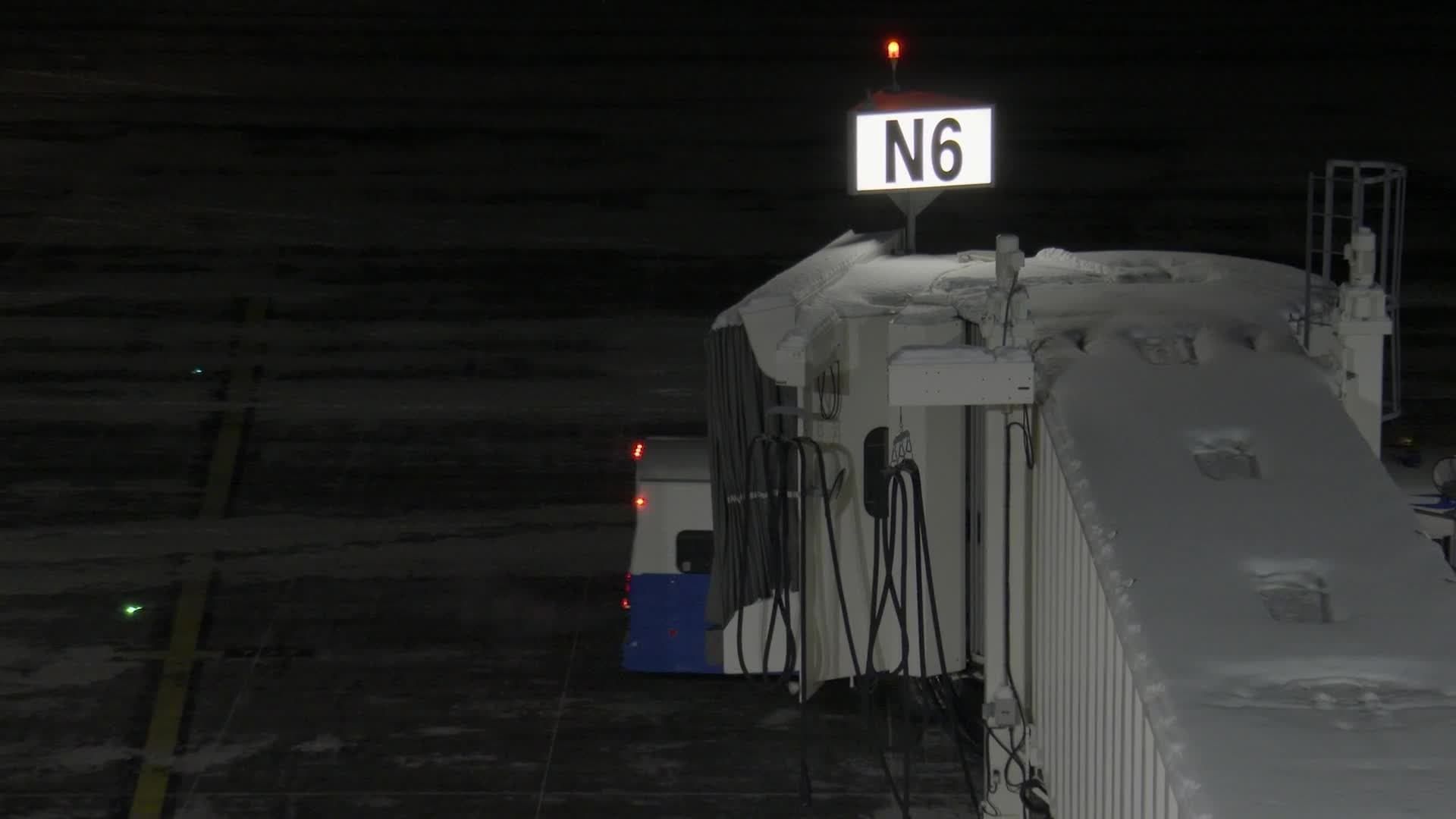 Ice Airport Alaska background
