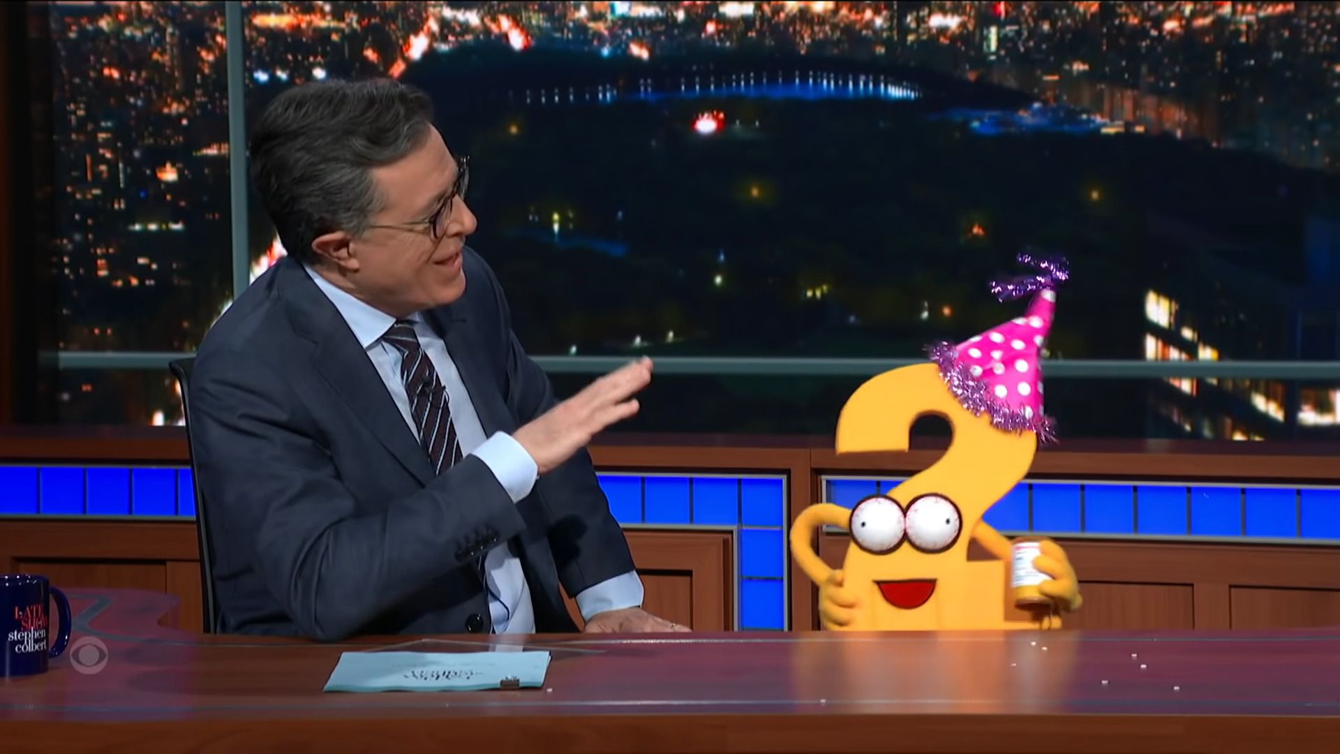 The Late Show with Stephen Colbert background
