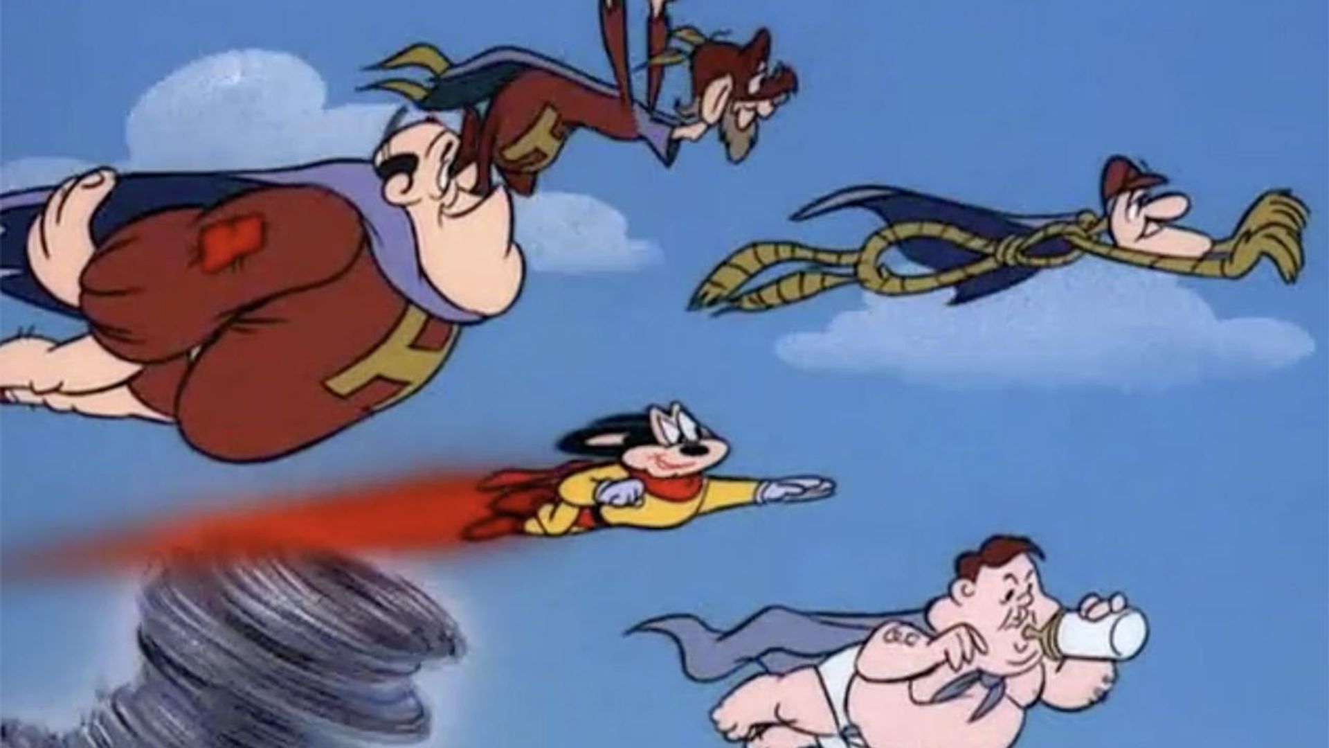 Mighty Mouse: The New Adventures background