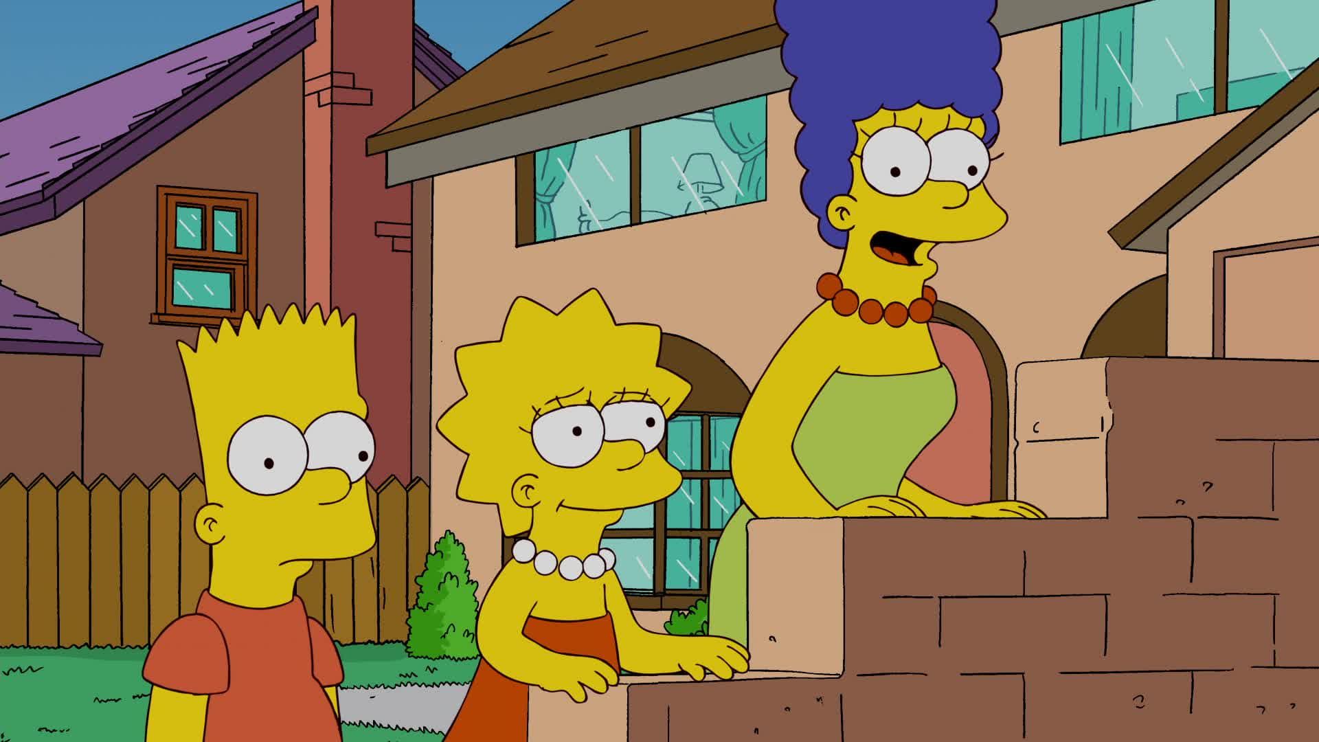 The Simpsons background