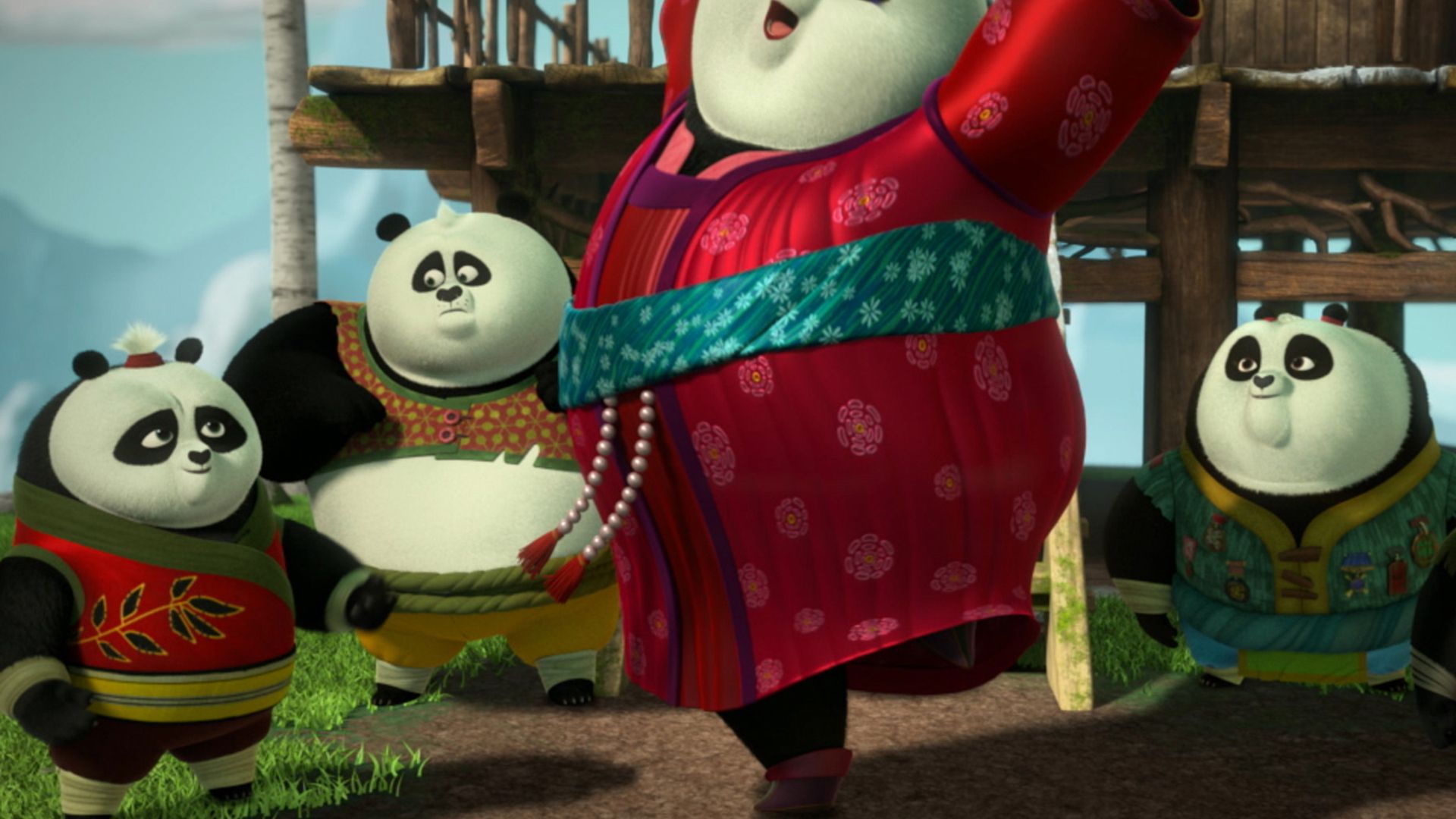 Kung Fu Panda: The Paws of Destiny background