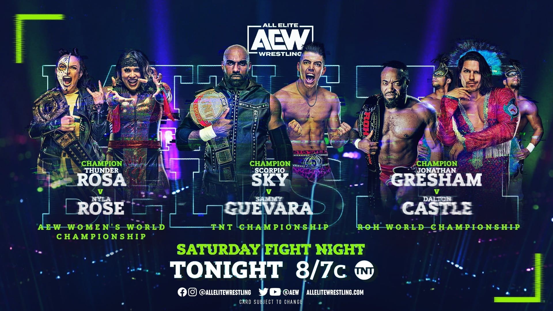 All Elite Wrestling: Battle of the Belts background