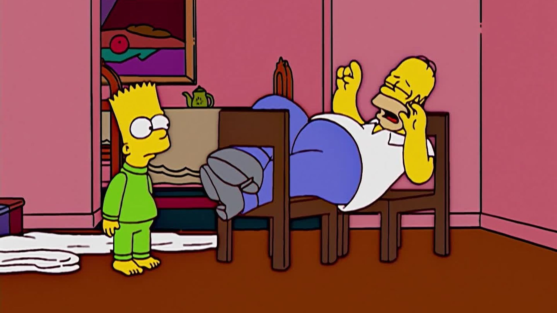 The Simpsons background