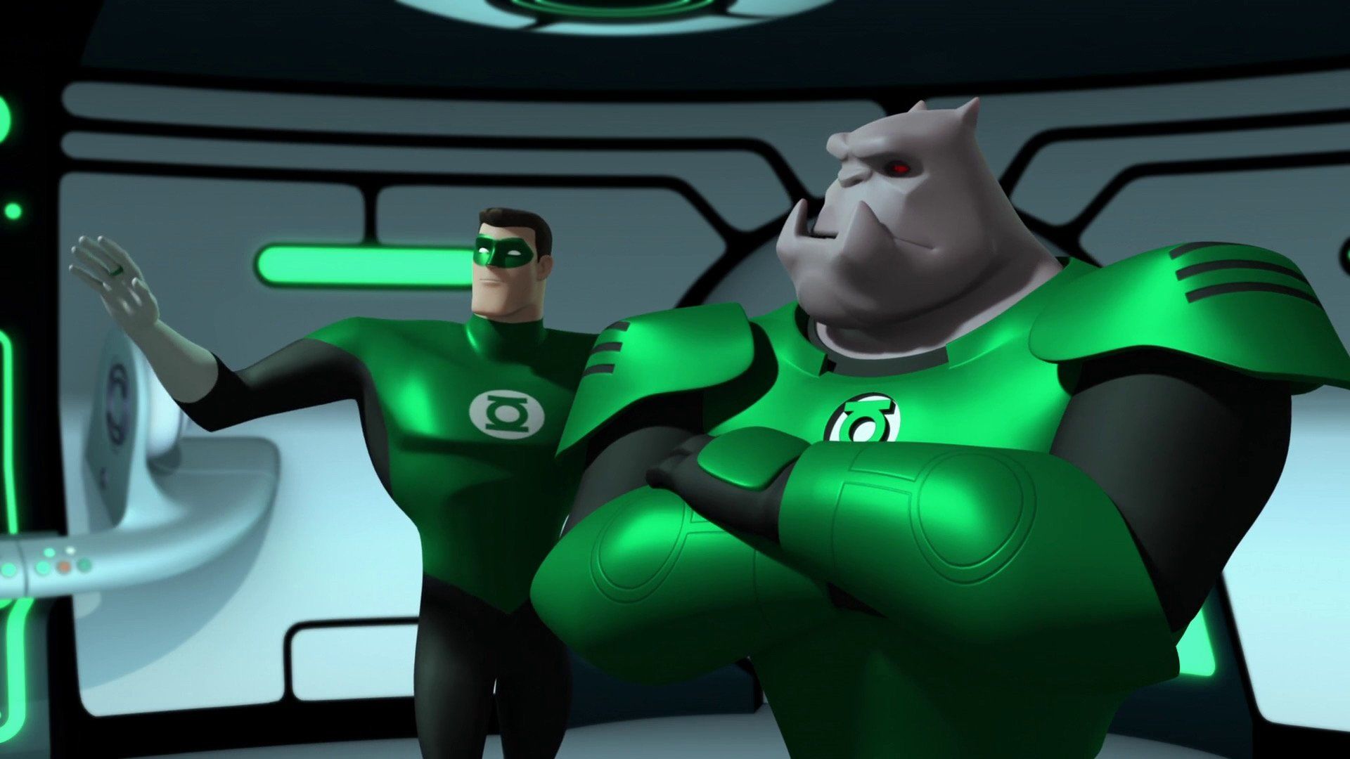 Green Lantern: The Animated Series background
