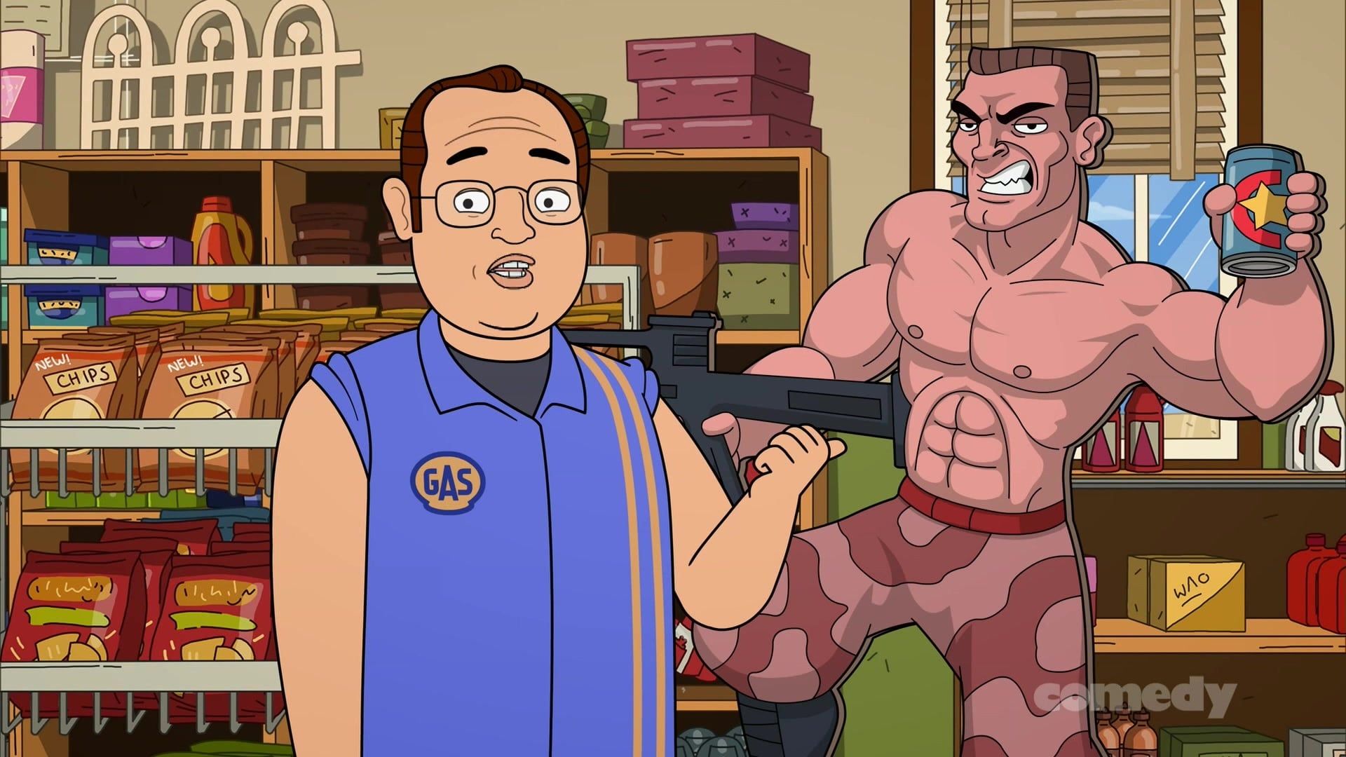 Corner Gas Animated background
