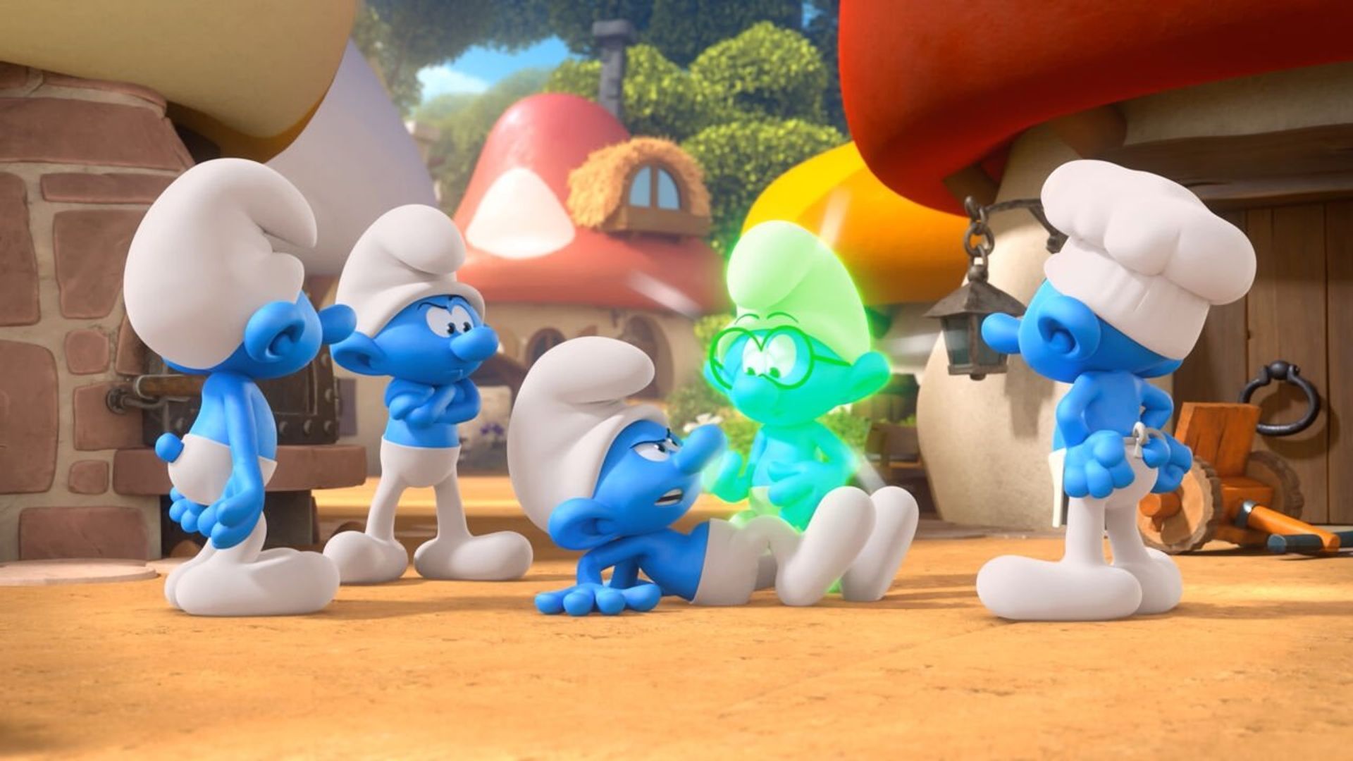 The Smurfs background