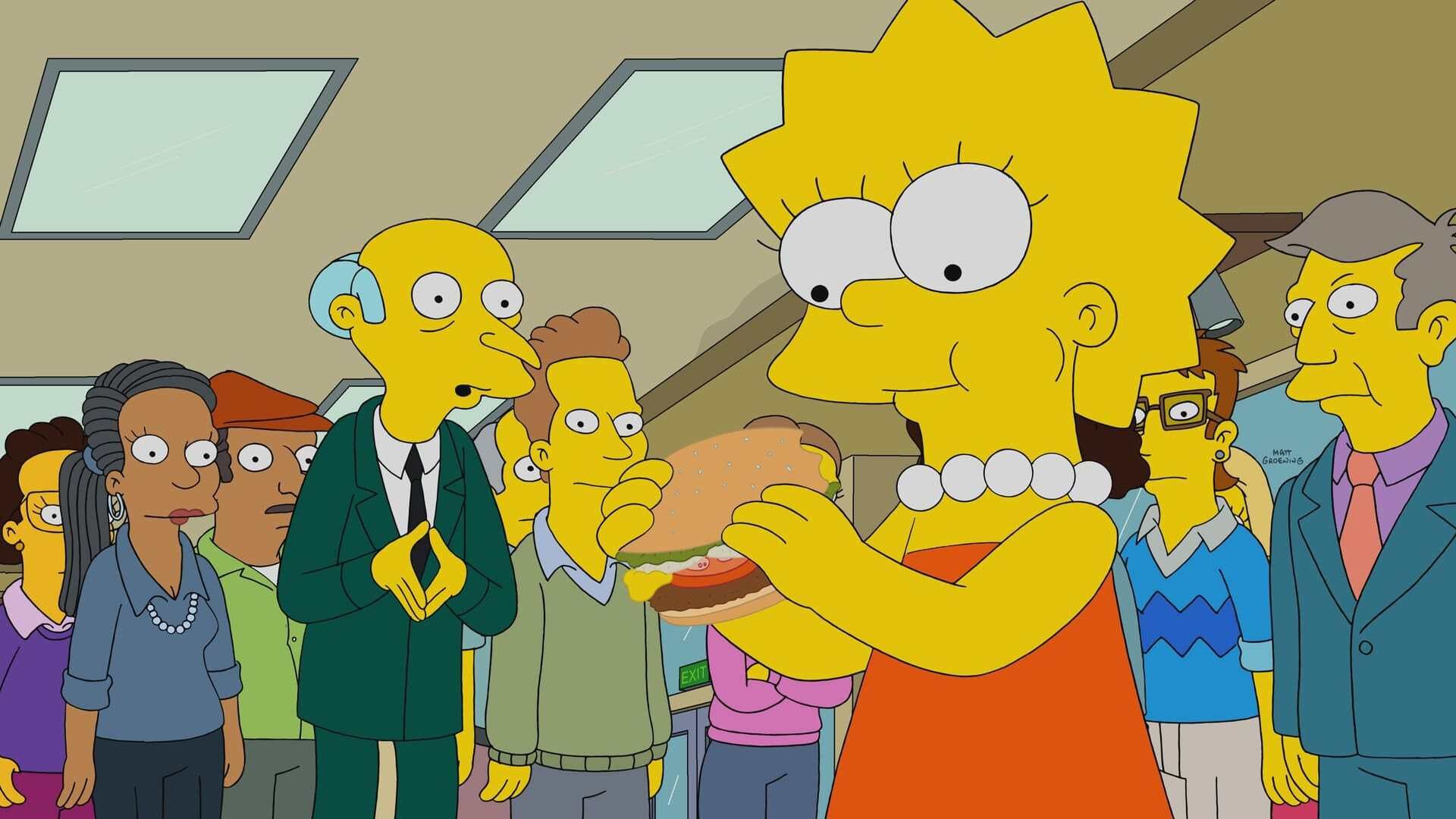 The Simpsons background