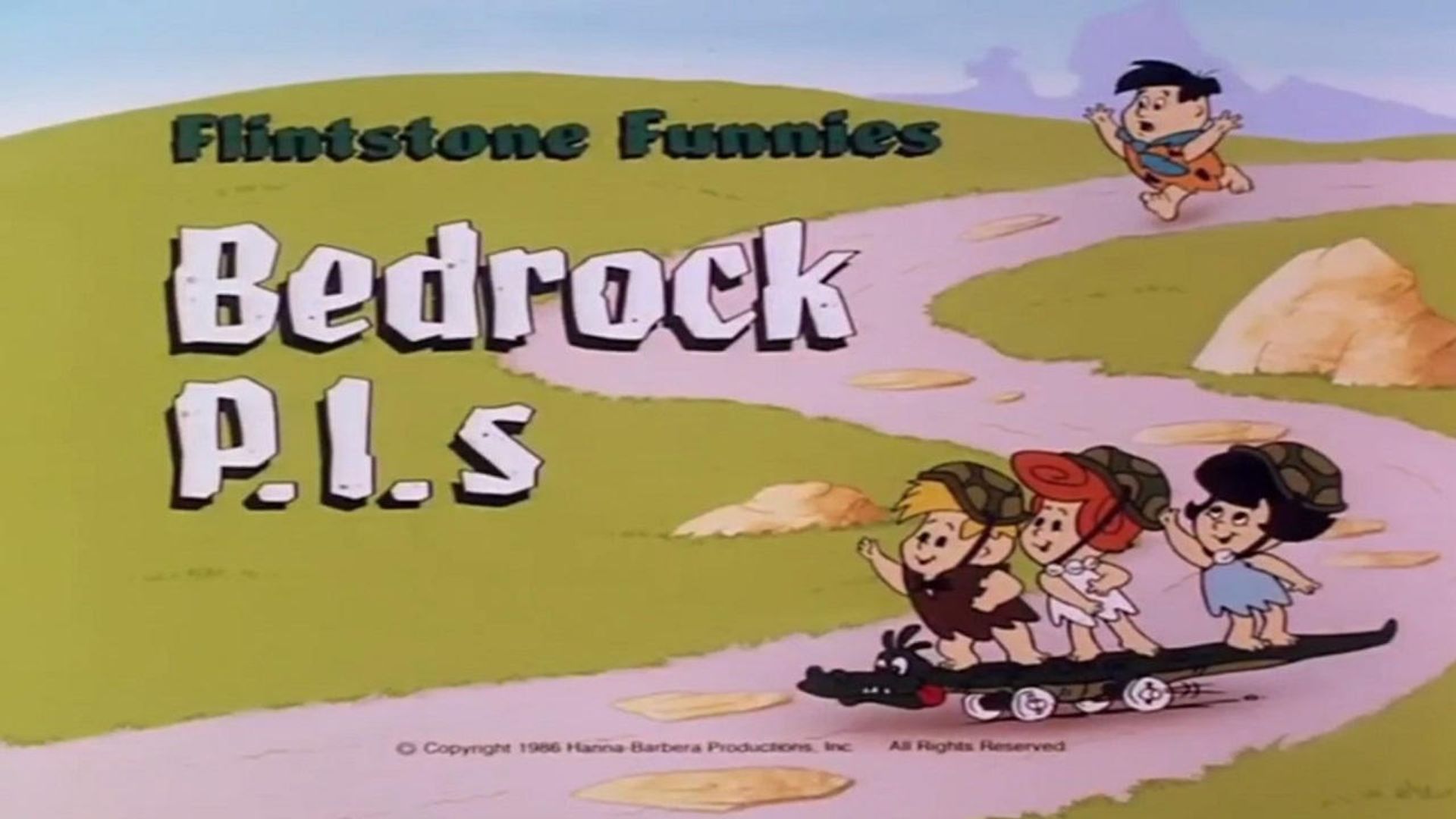 The Flintstone Kids background