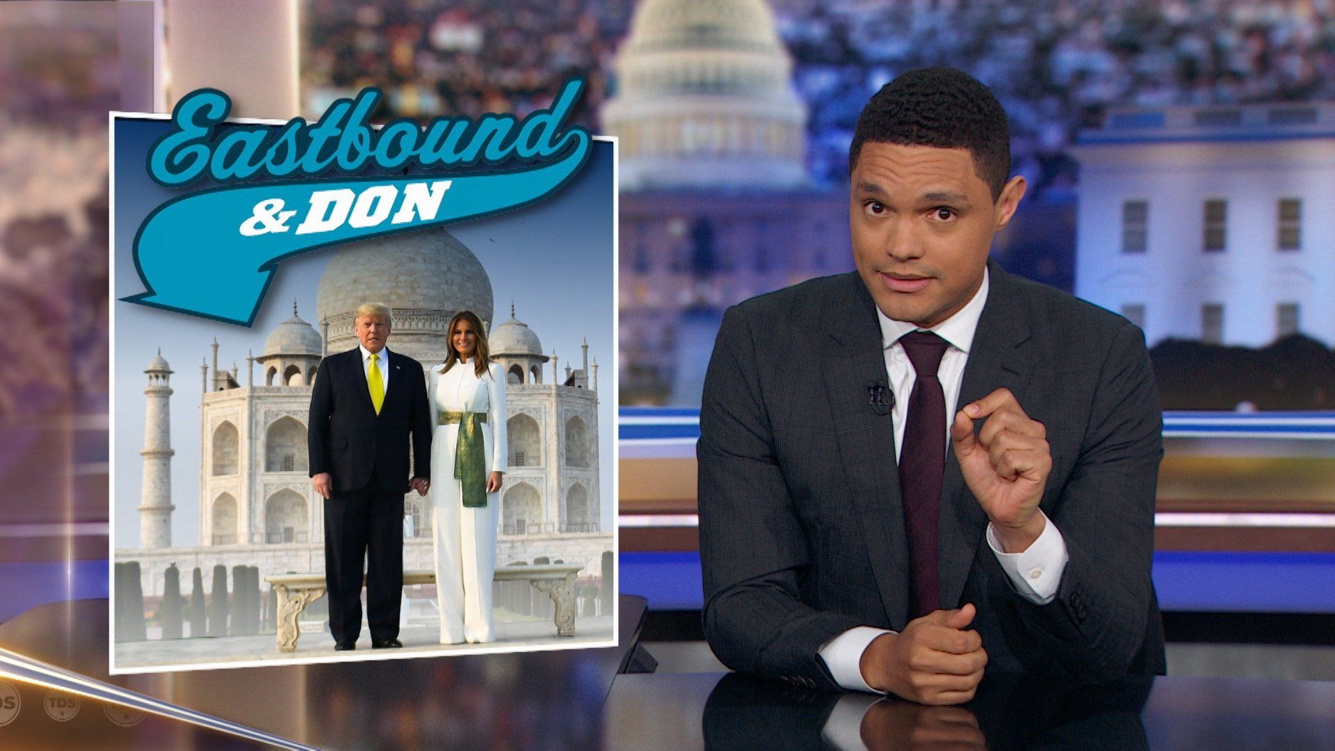 The Daily Show background