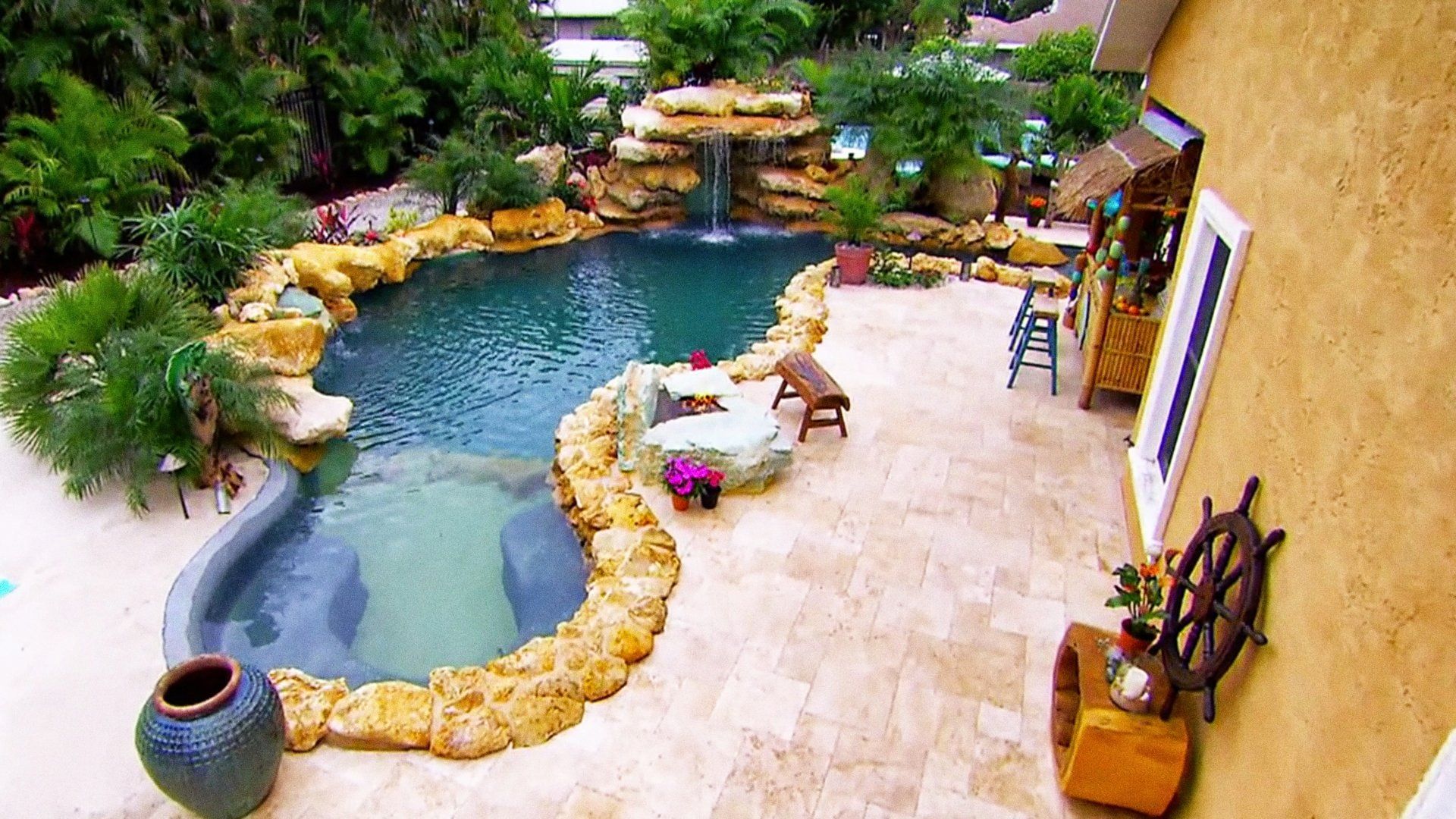 Insane Pools Off the Deep End background