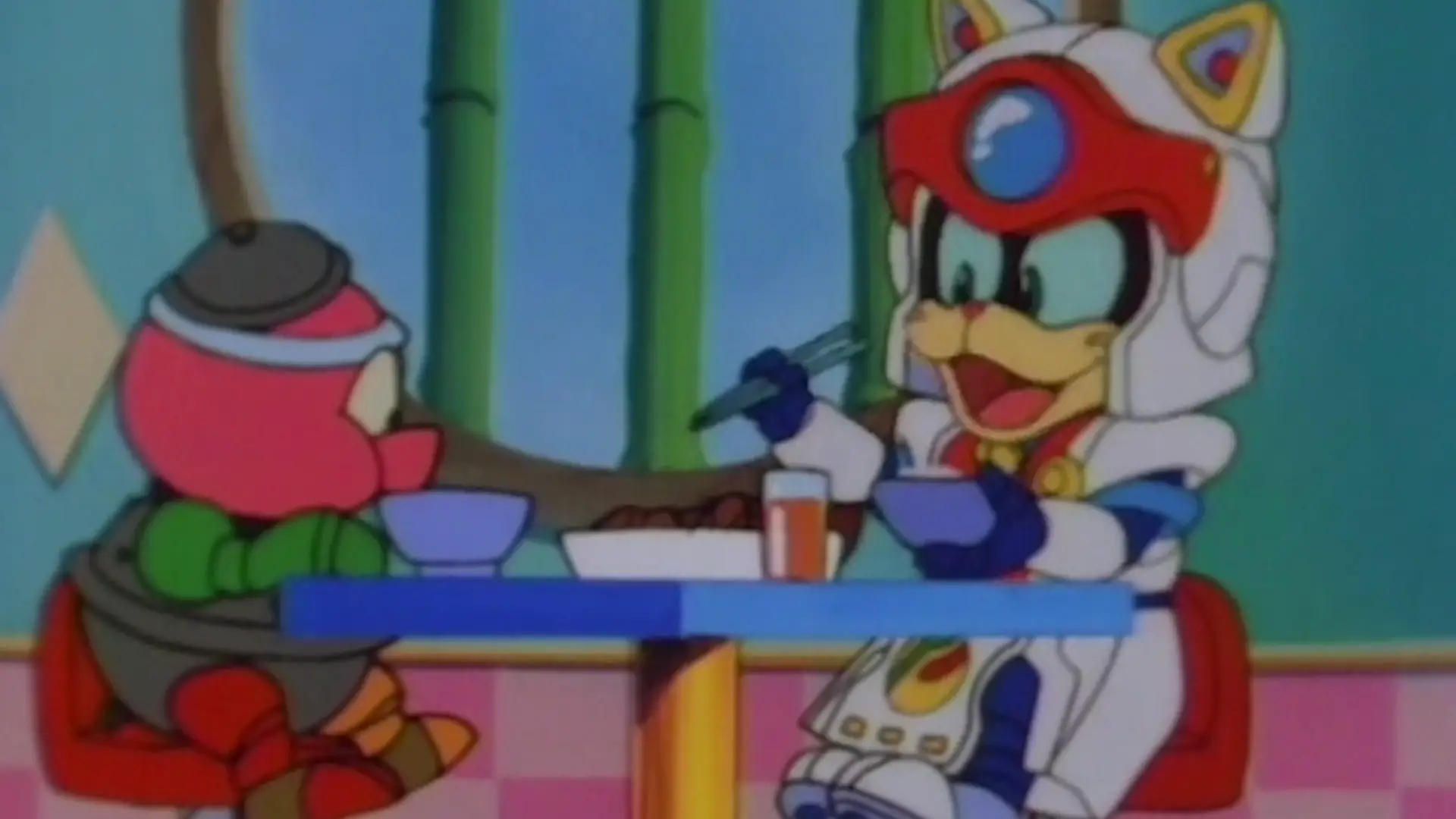 Samurai Pizza Cats background