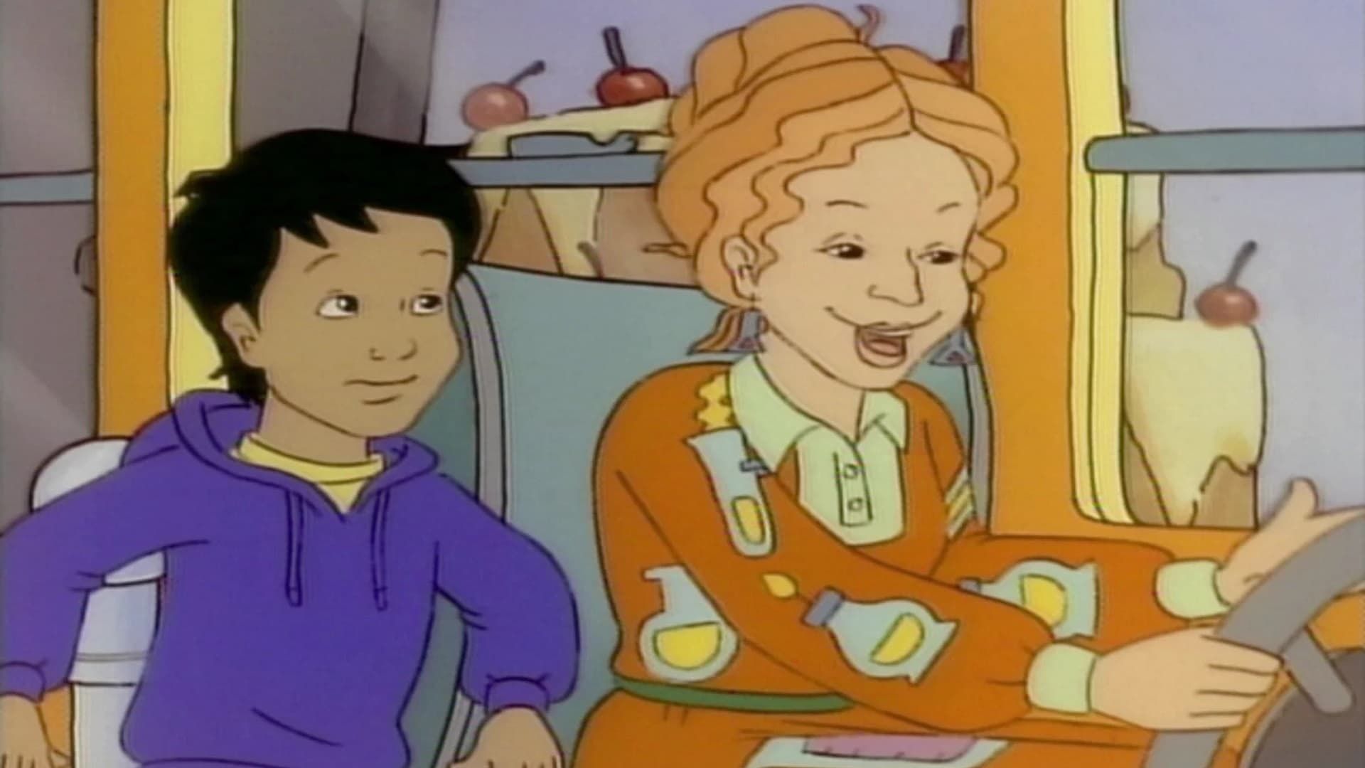 The Magic School Bus background