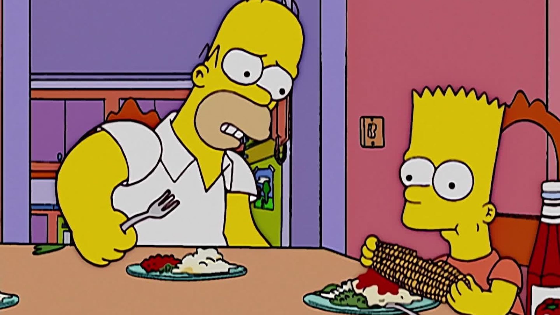The Simpsons background