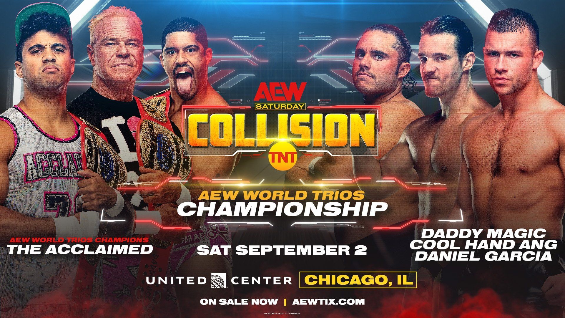 AEW Collision background