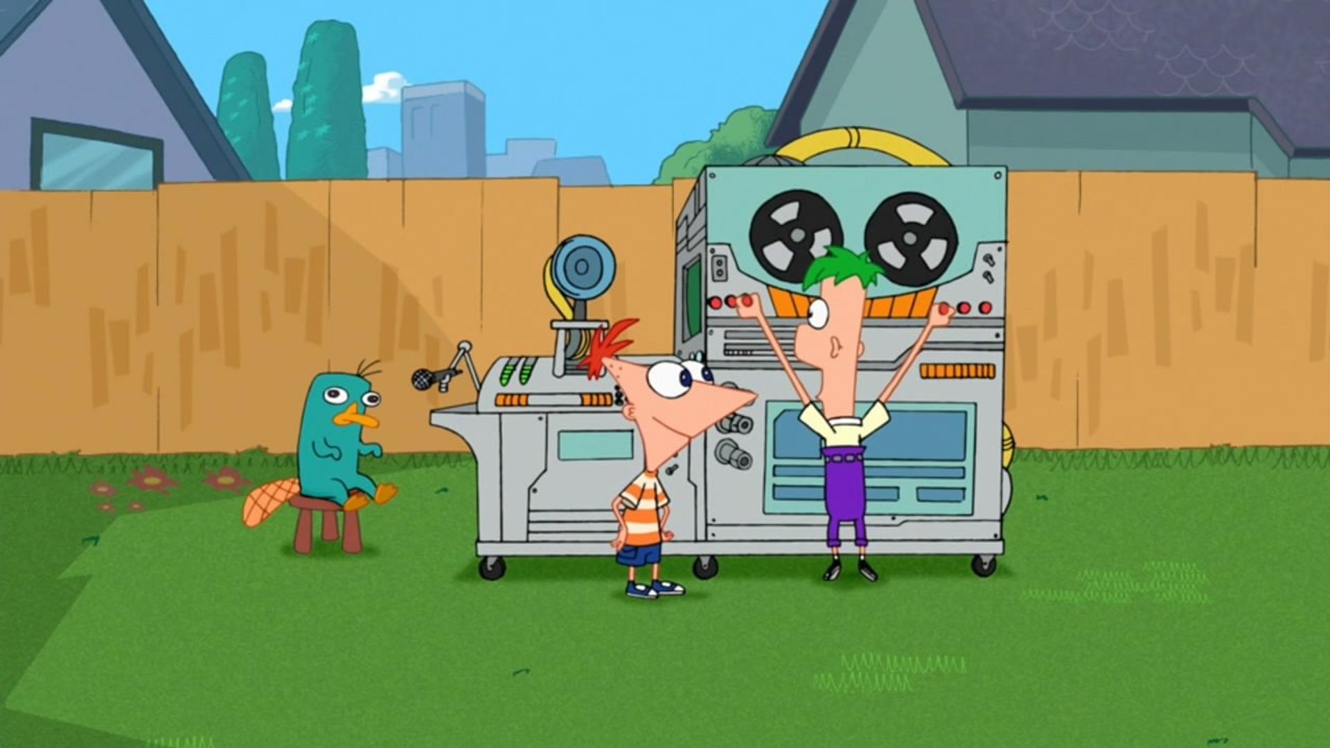 Phineas and Ferb background