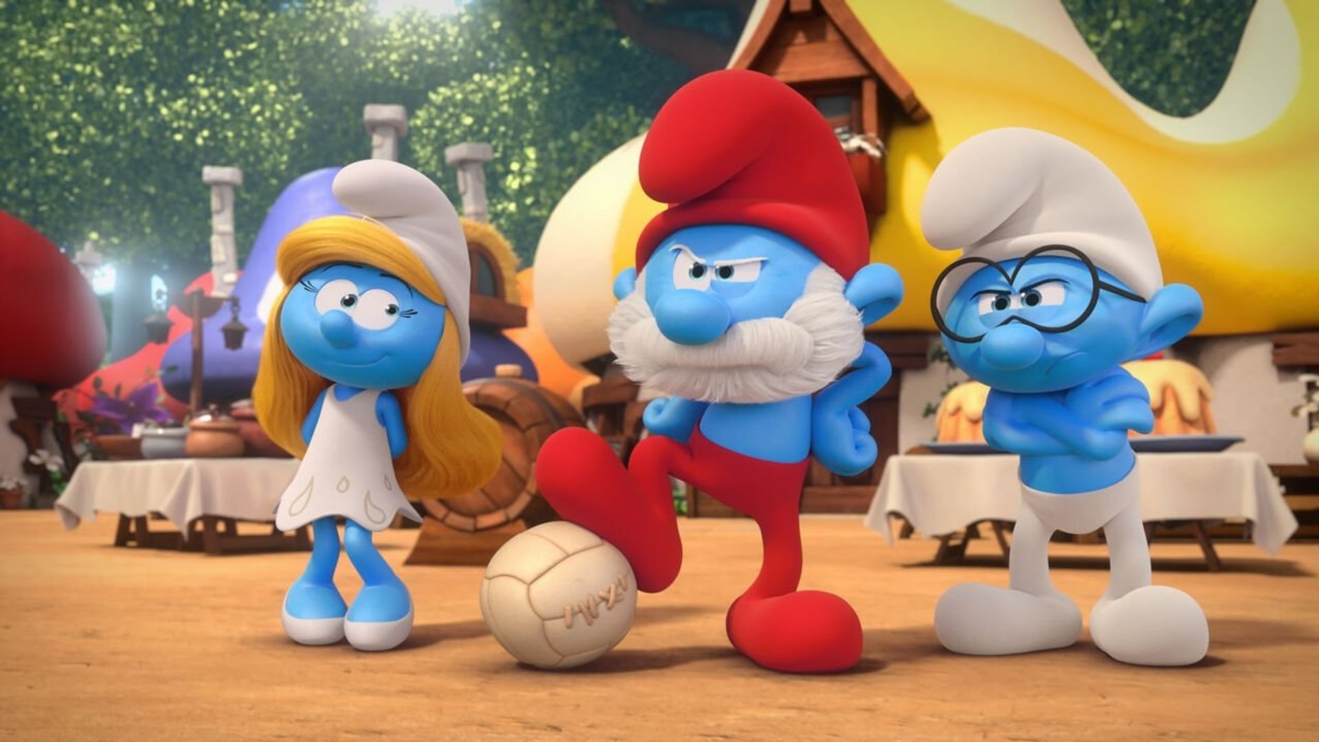 The Smurfs background