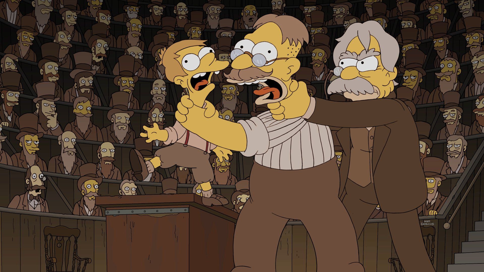 The Simpsons background