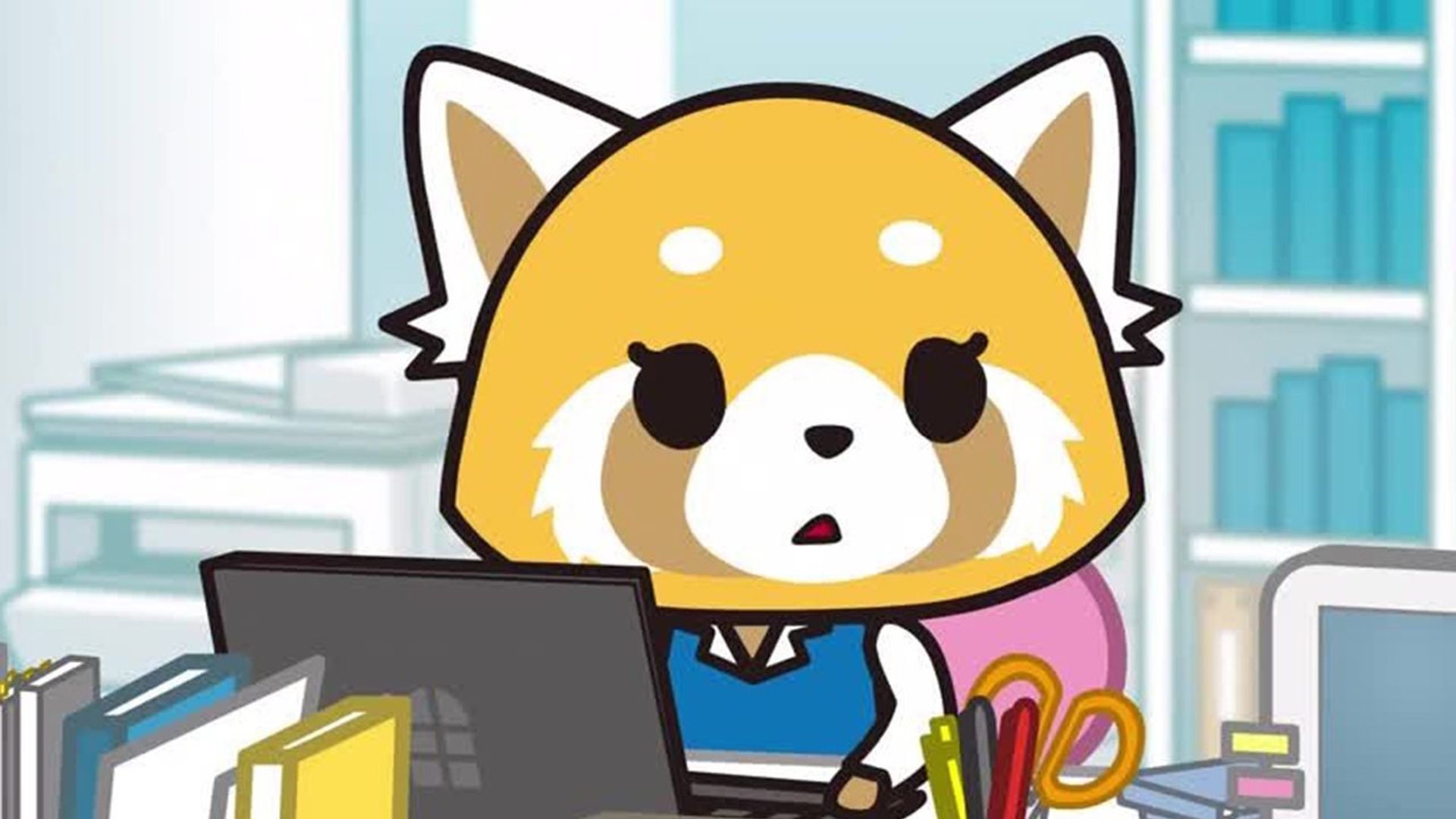 Aggretsuko background