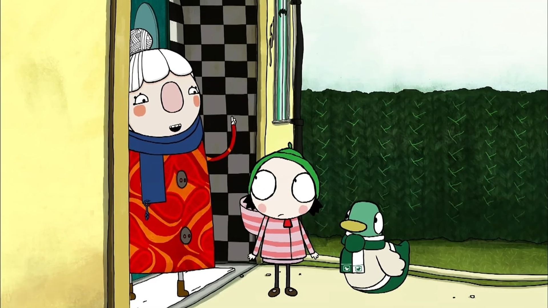 Sarah and Duck background