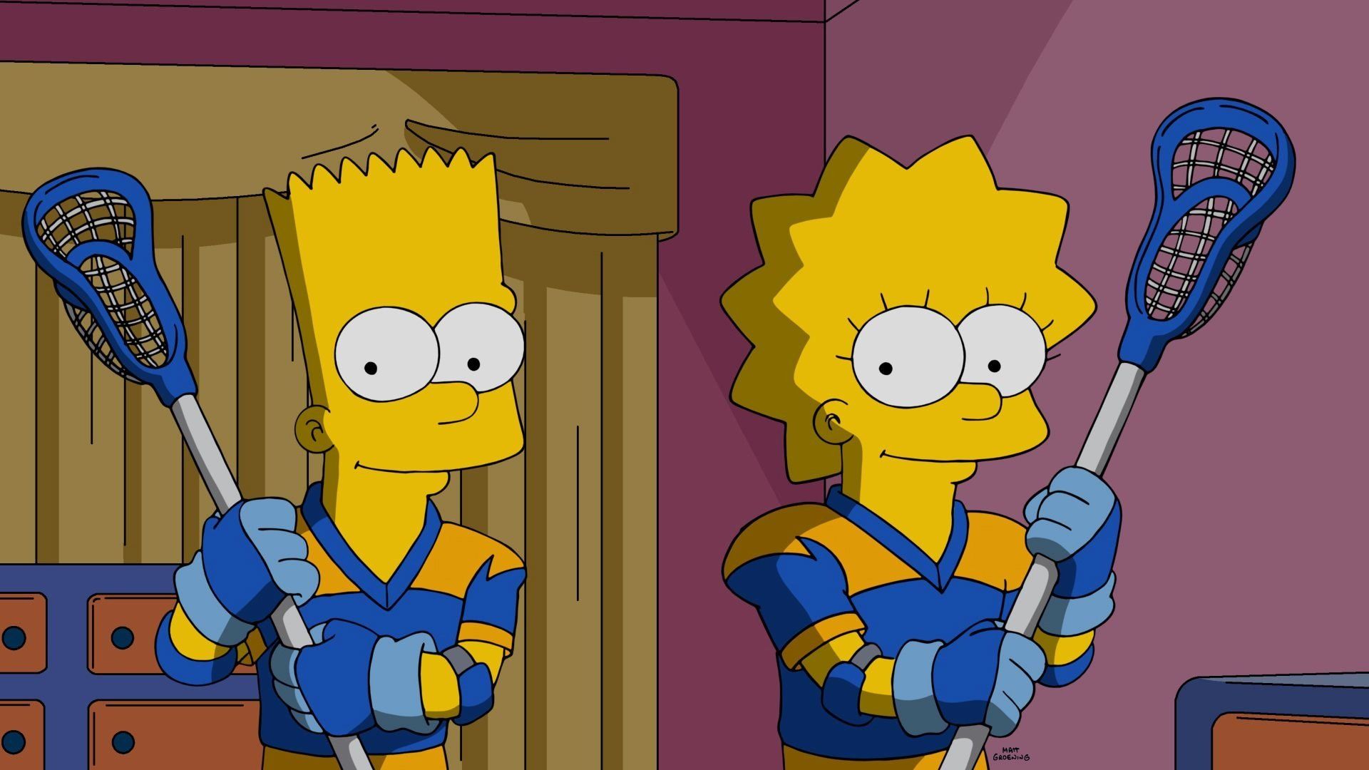 The Simpsons background