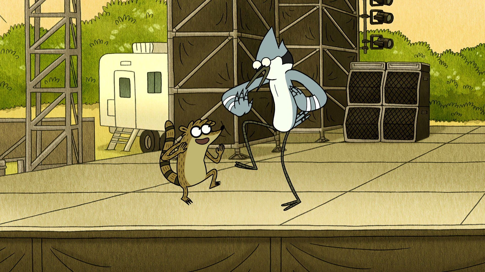 Regular Show background