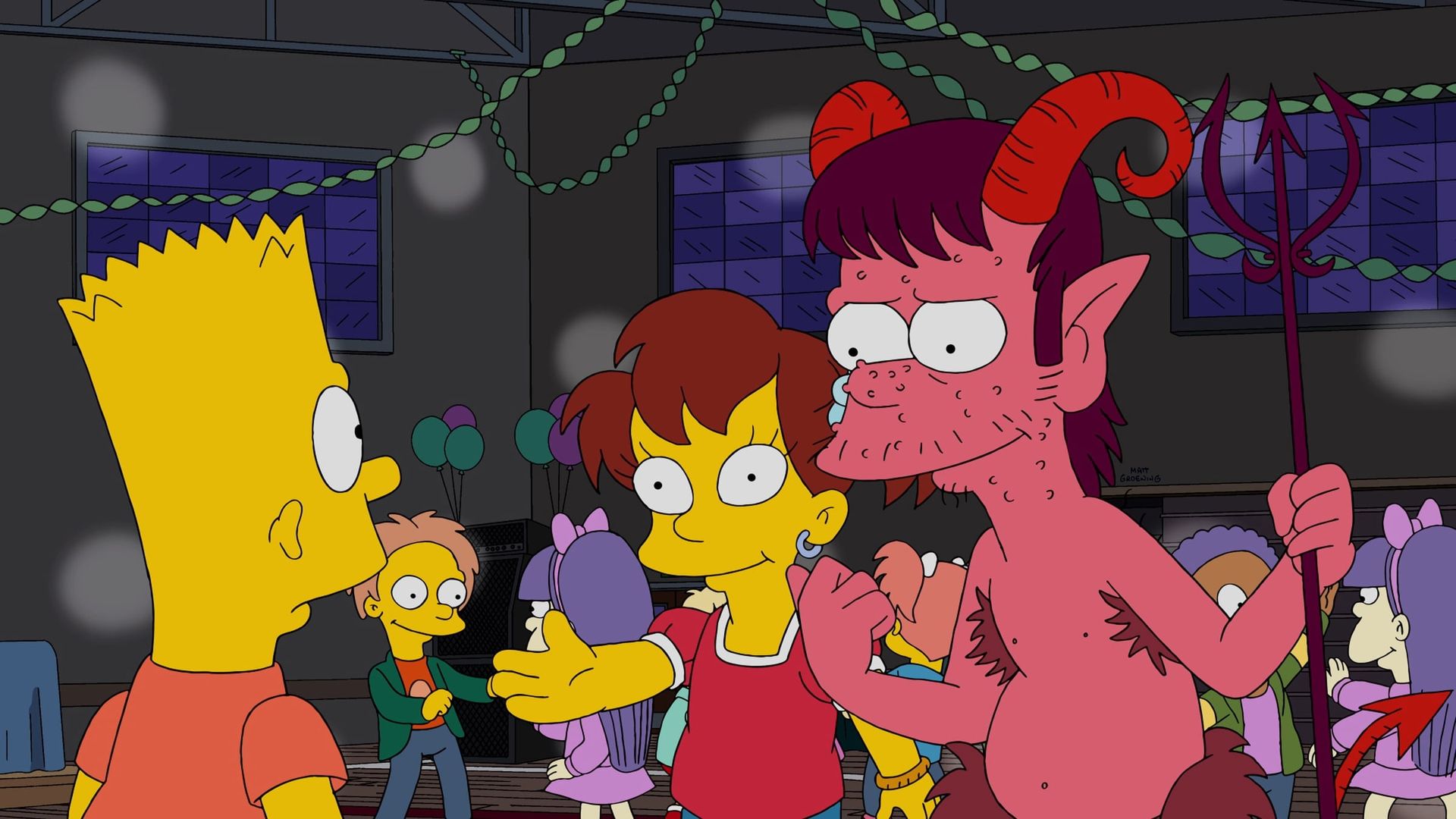 The Simpsons background