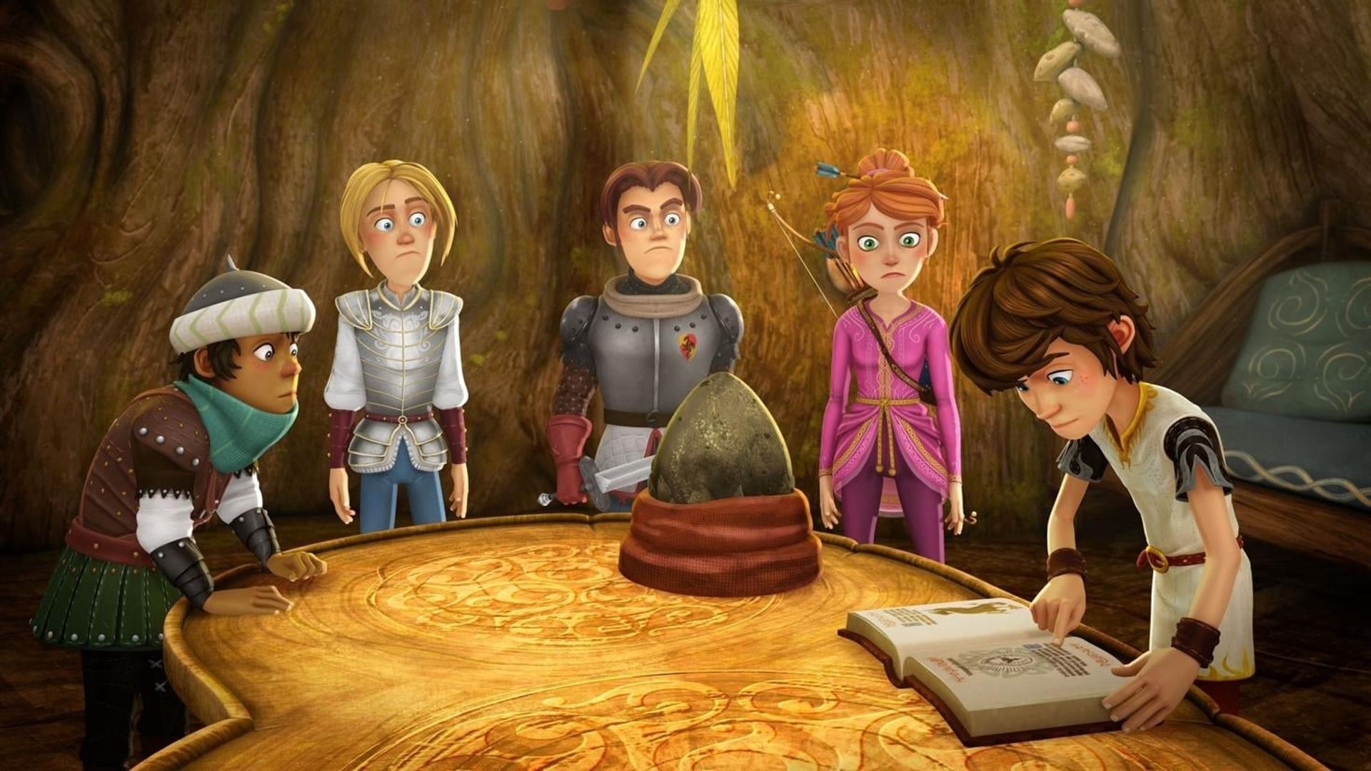 Arthur et les enfants de la Table Ronde background