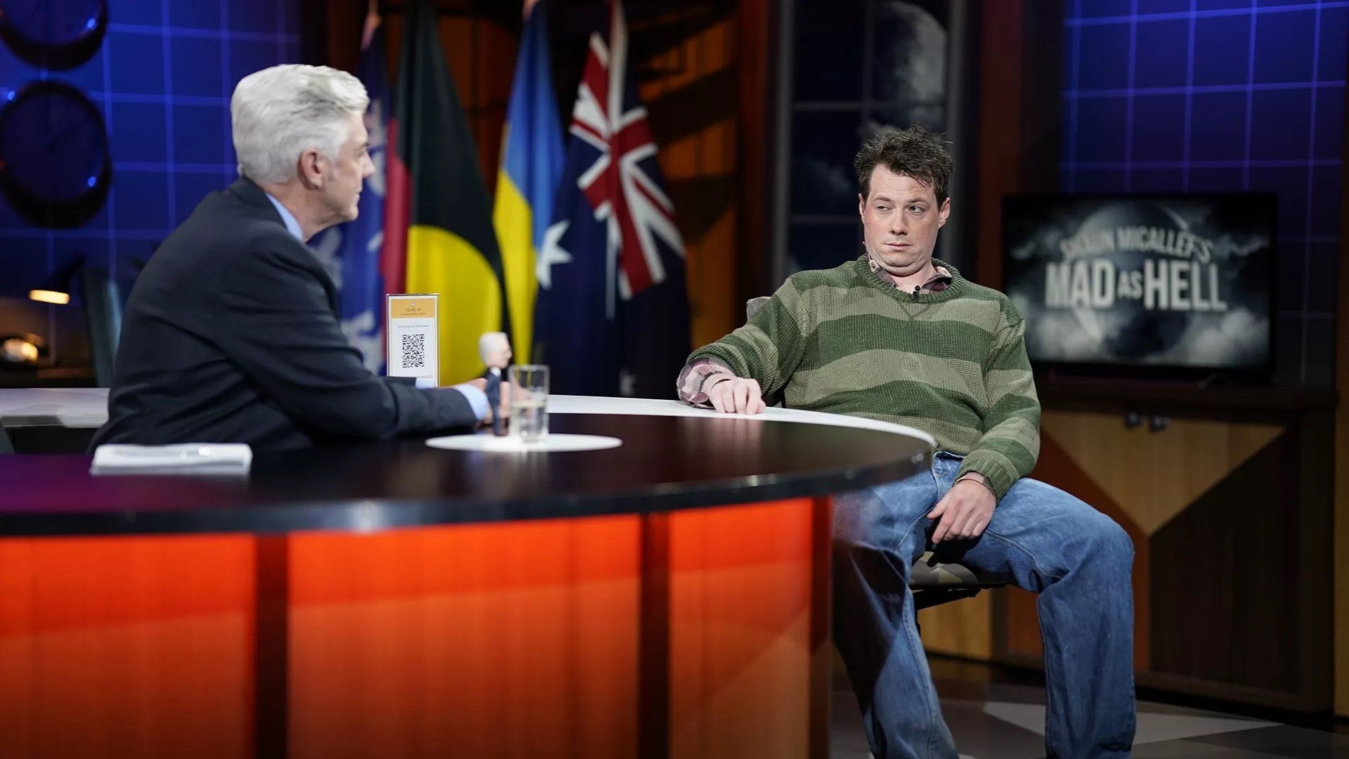 Shaun Micallef's Mad as Hell background