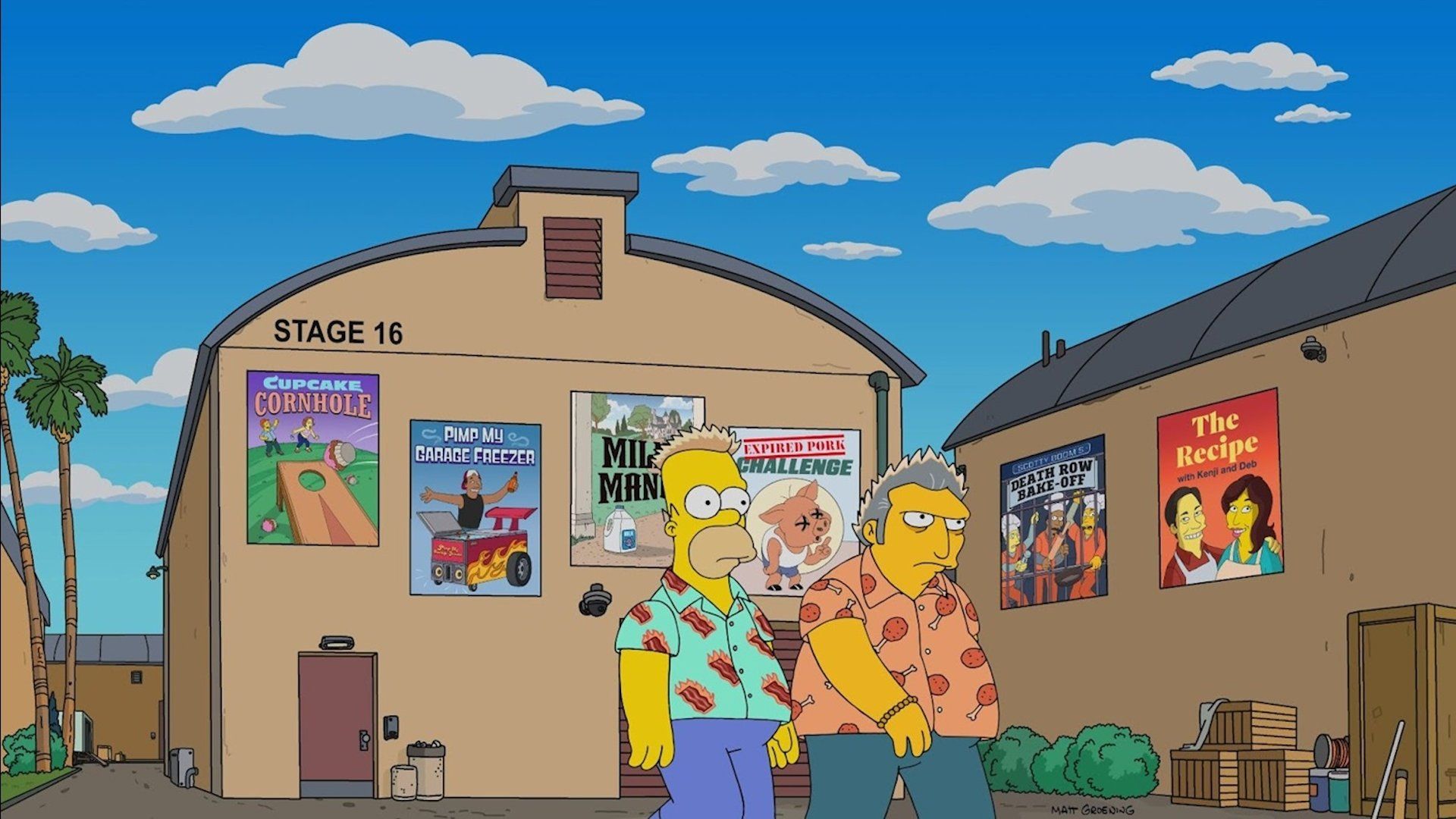 The Simpsons background