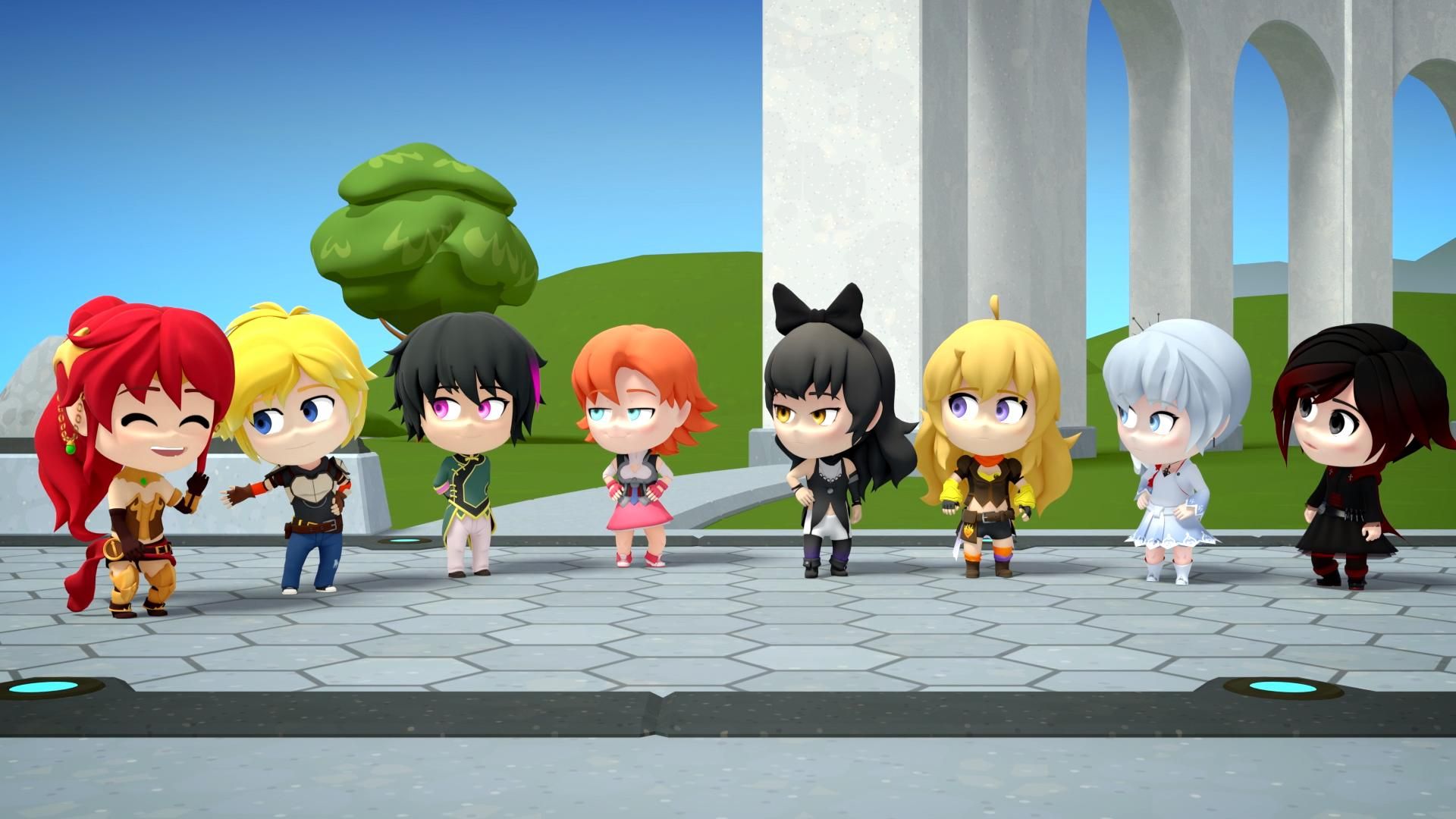 RWBY Chibi background