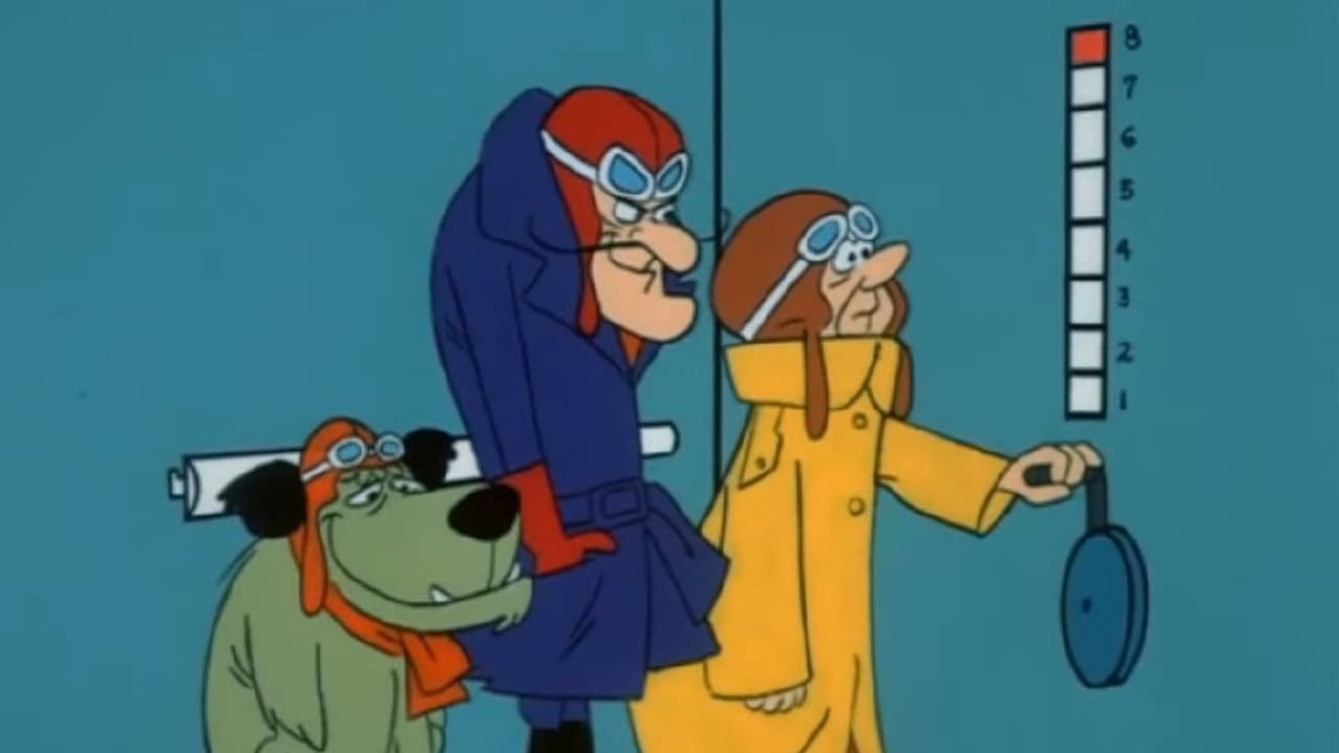Dastardly and Muttley in Their Flying Machines background