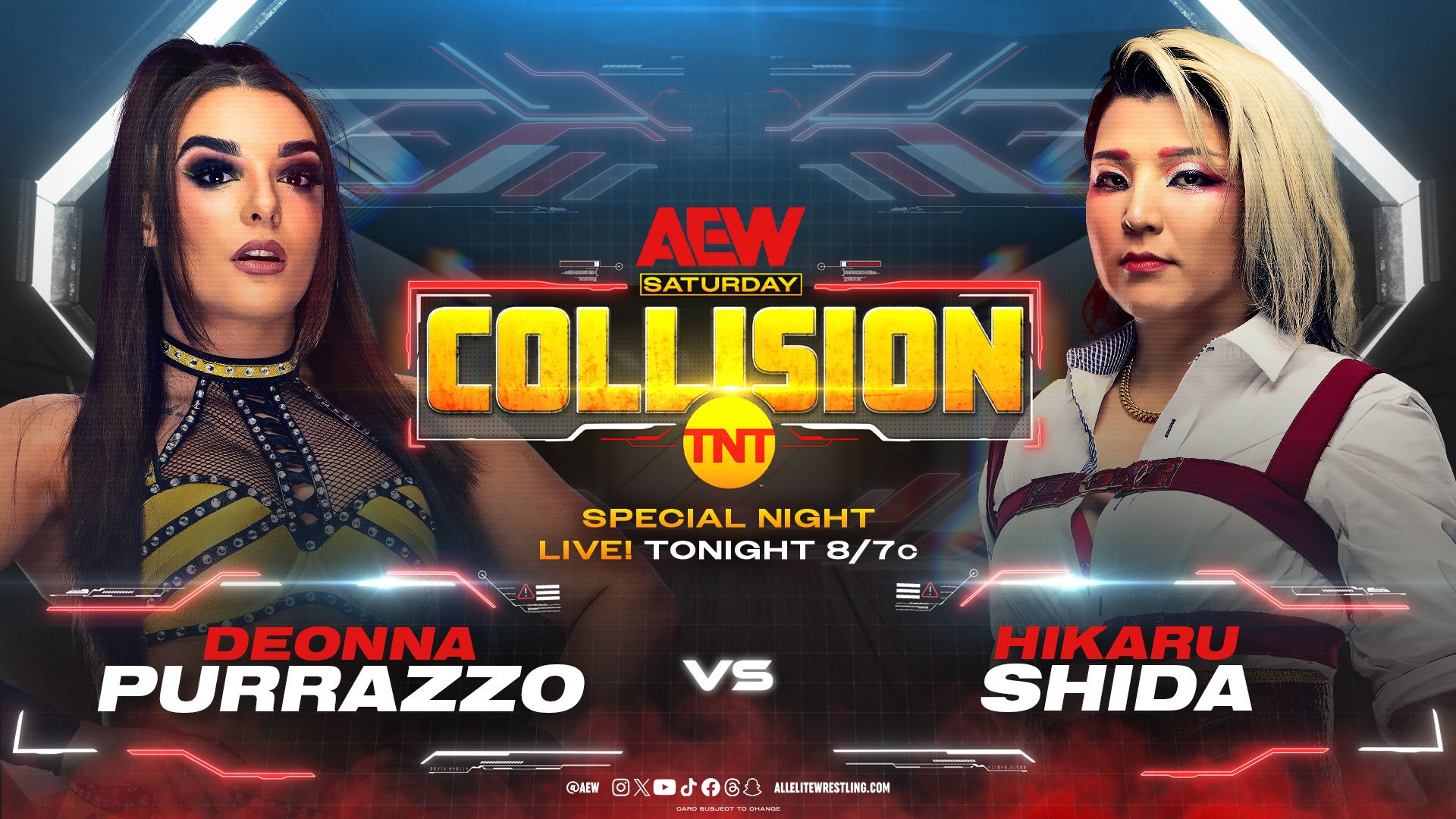 AEW Collision background