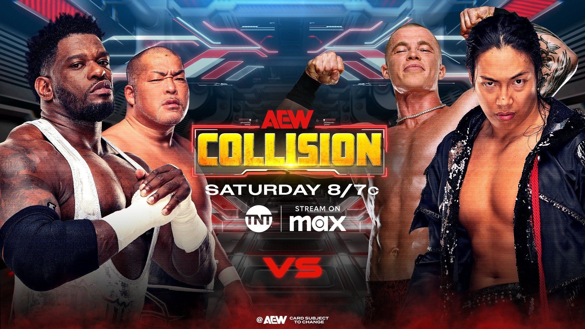 AEW Collision background