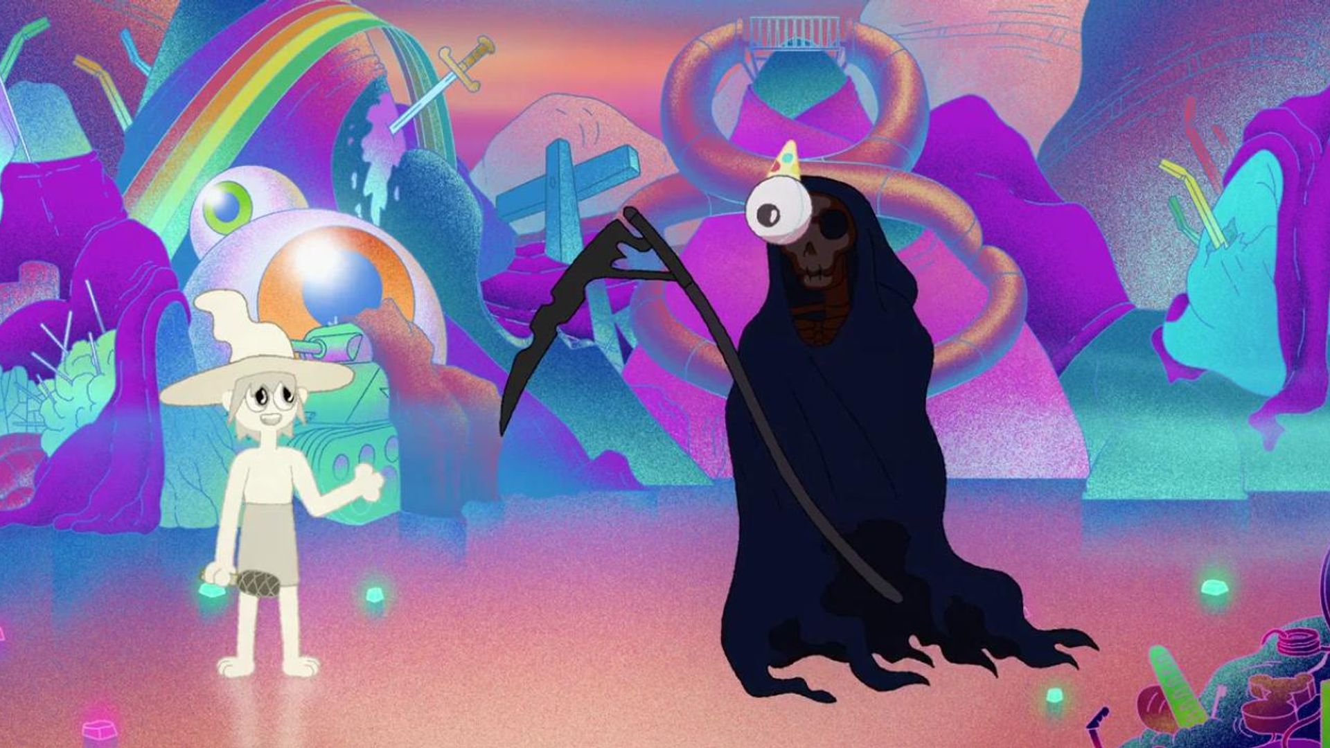 The Midnight Gospel background