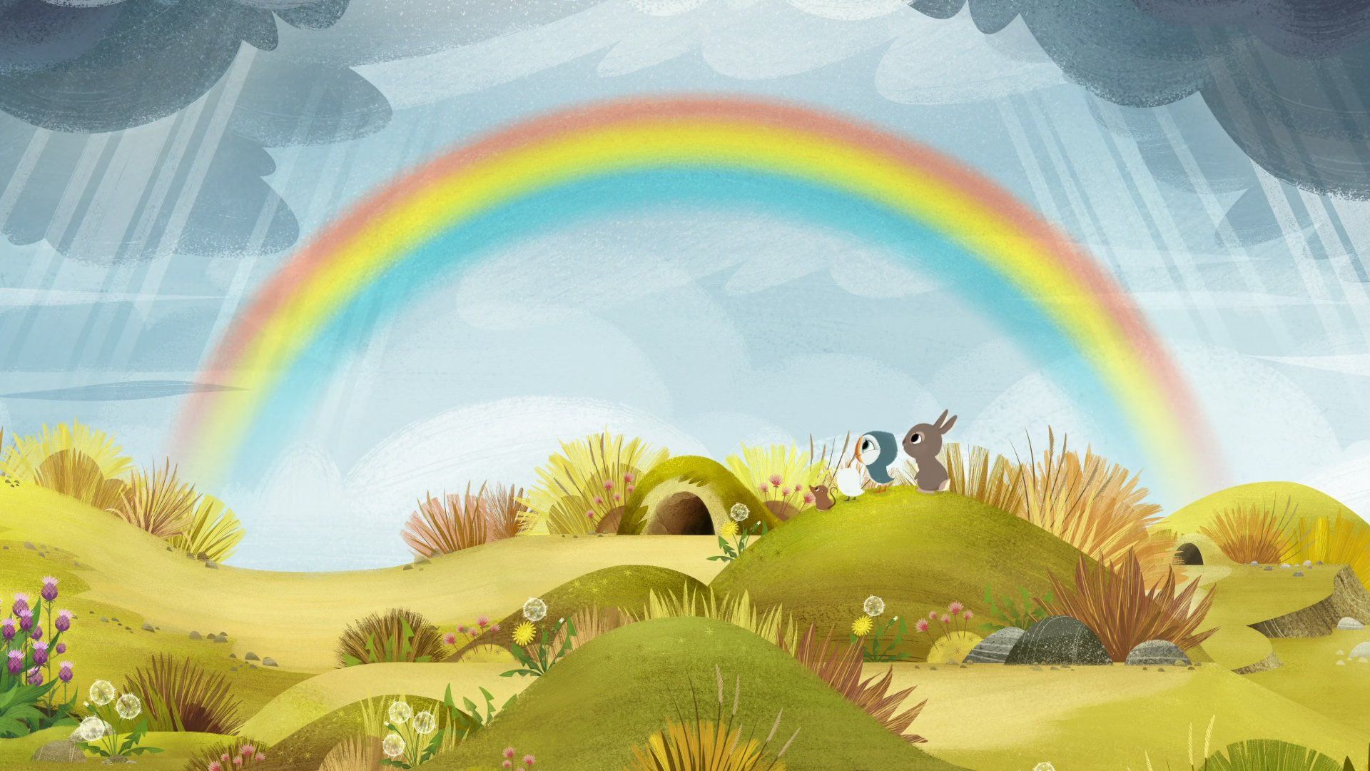 Puffin Rock background