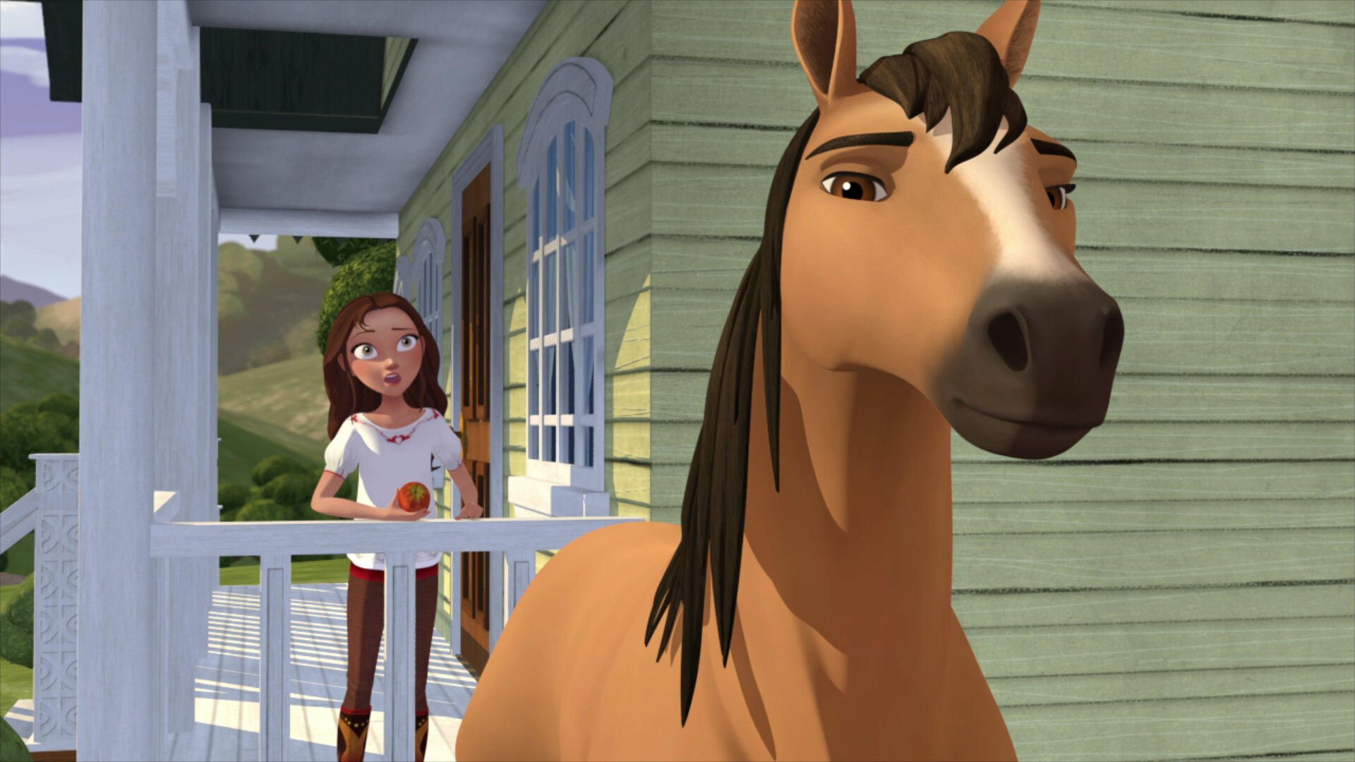 Spirit Riding Free background