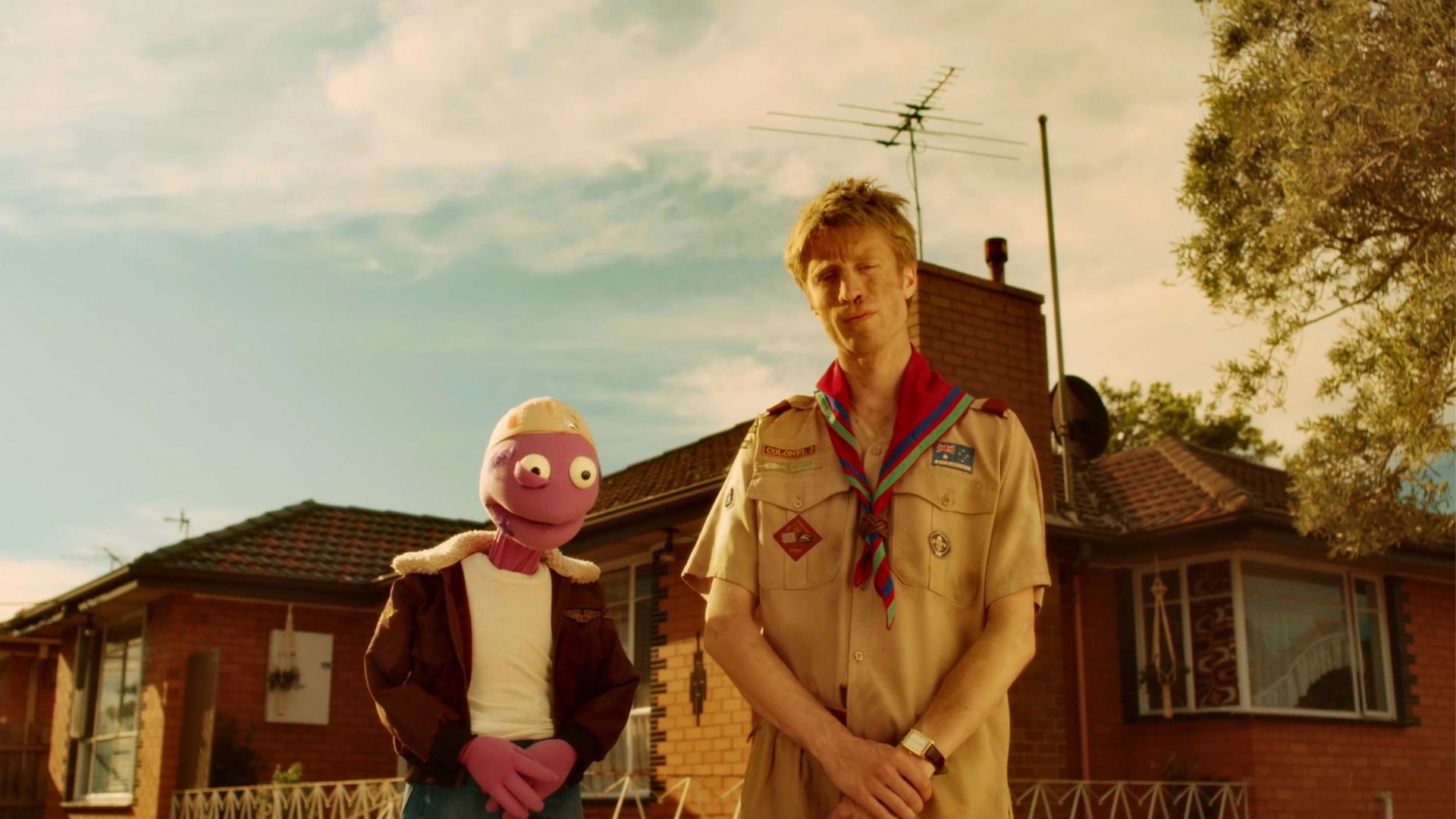 Sammy J & Randy in Ricketts Lane background
