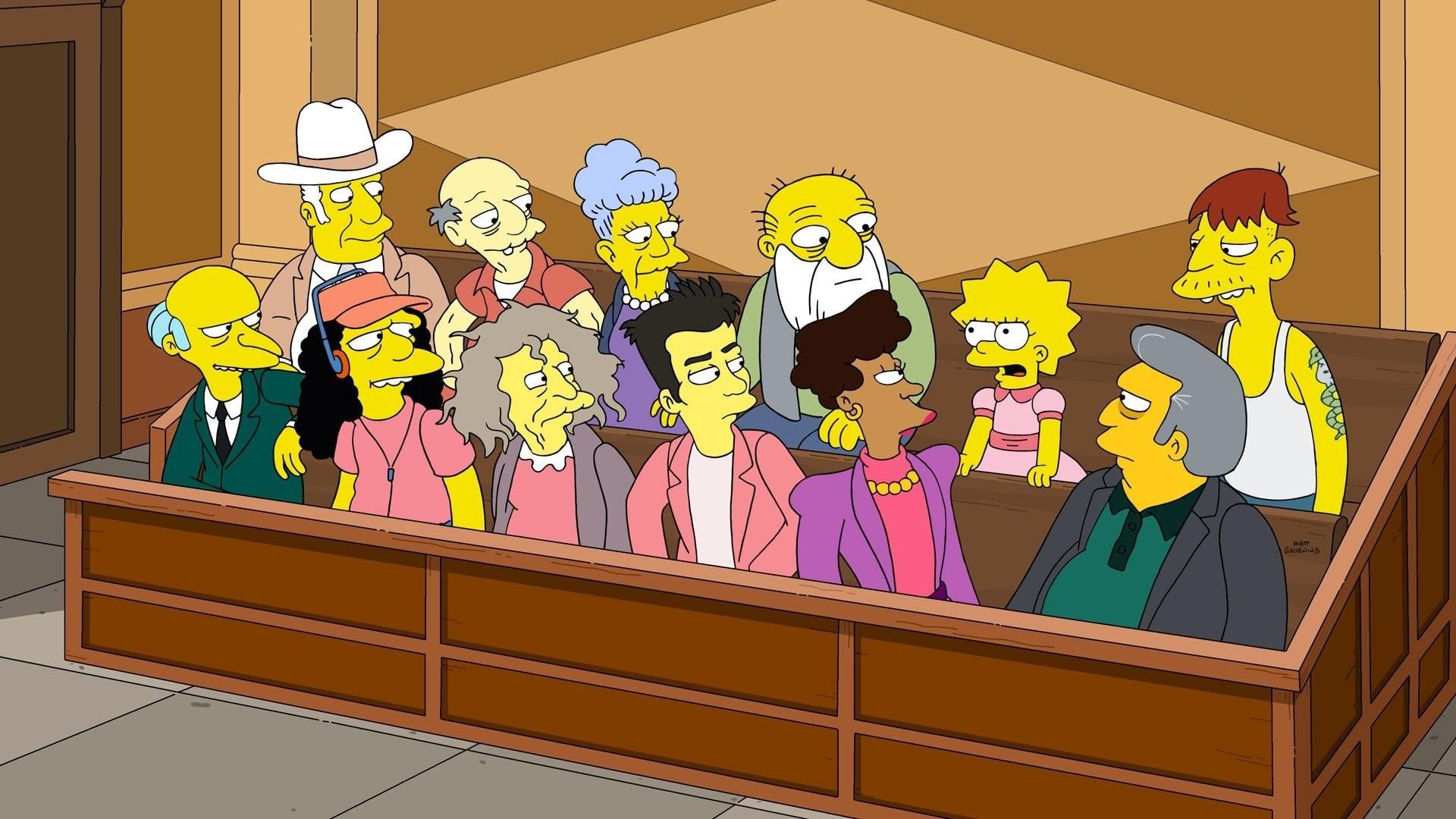 The Simpsons background