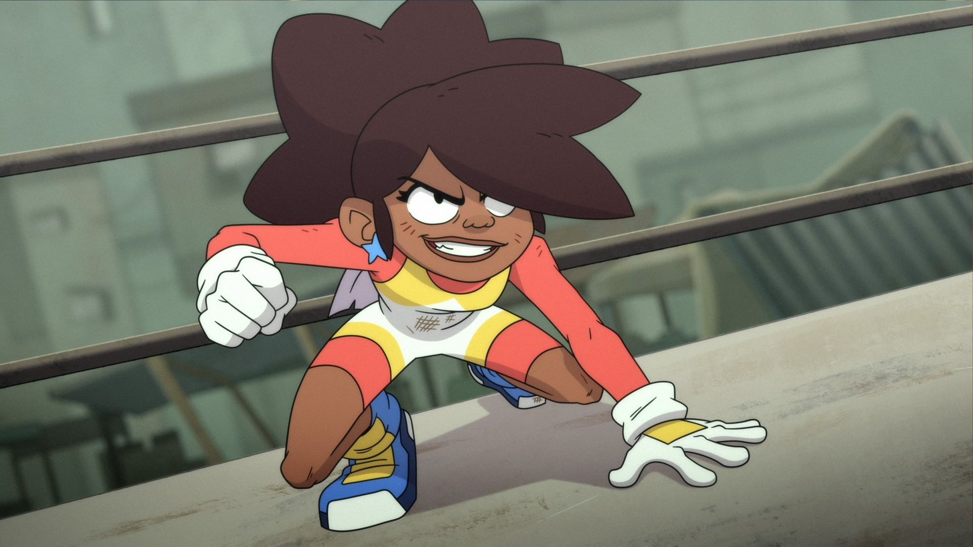 Invincible Fight Girl background