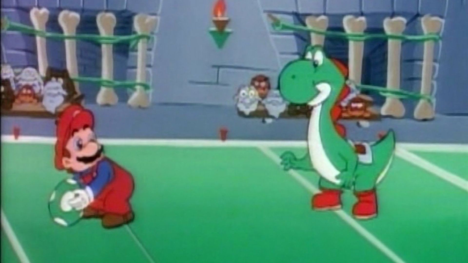 Super Mario World background