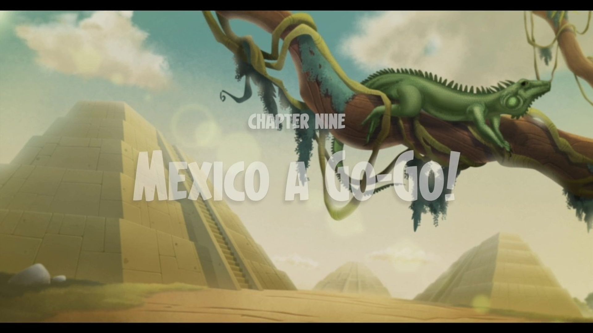 Legend of the Three Caballeros background