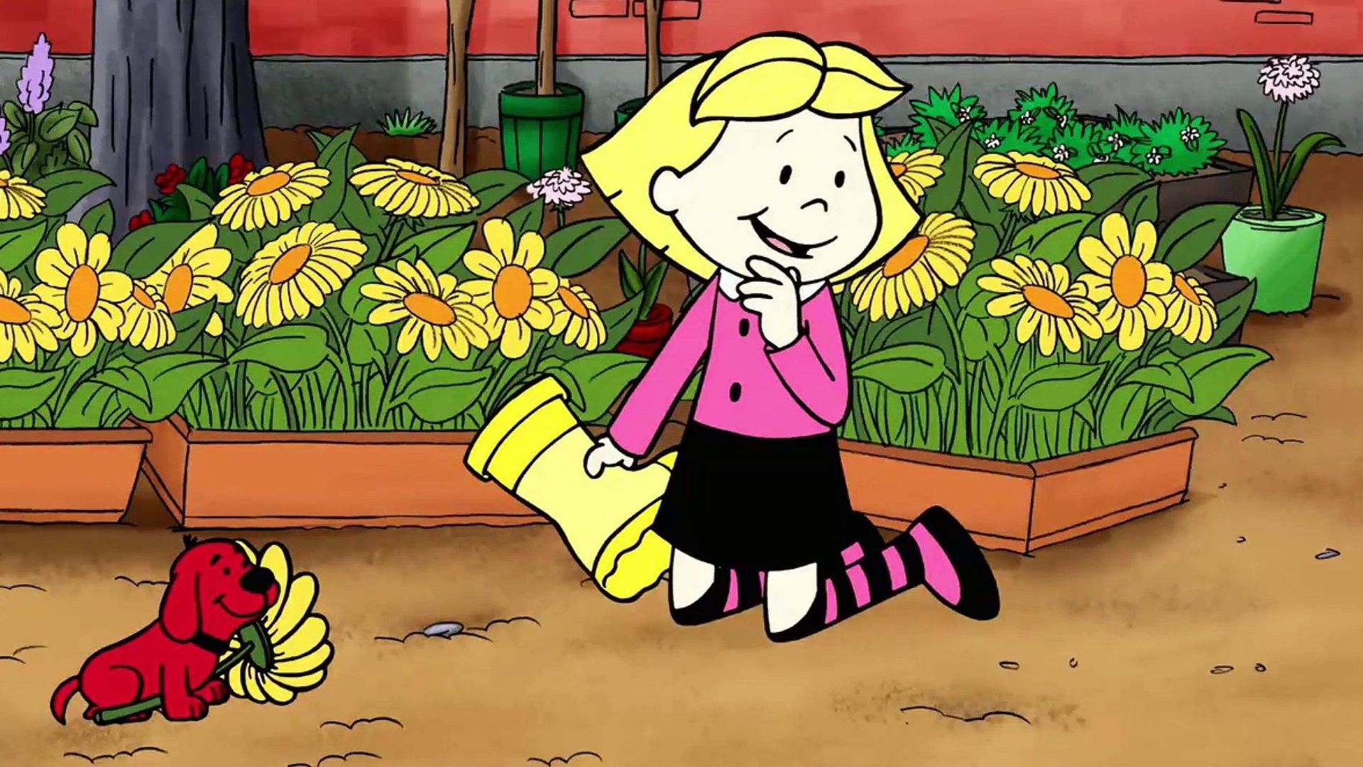 Clifford's Puppy Days background