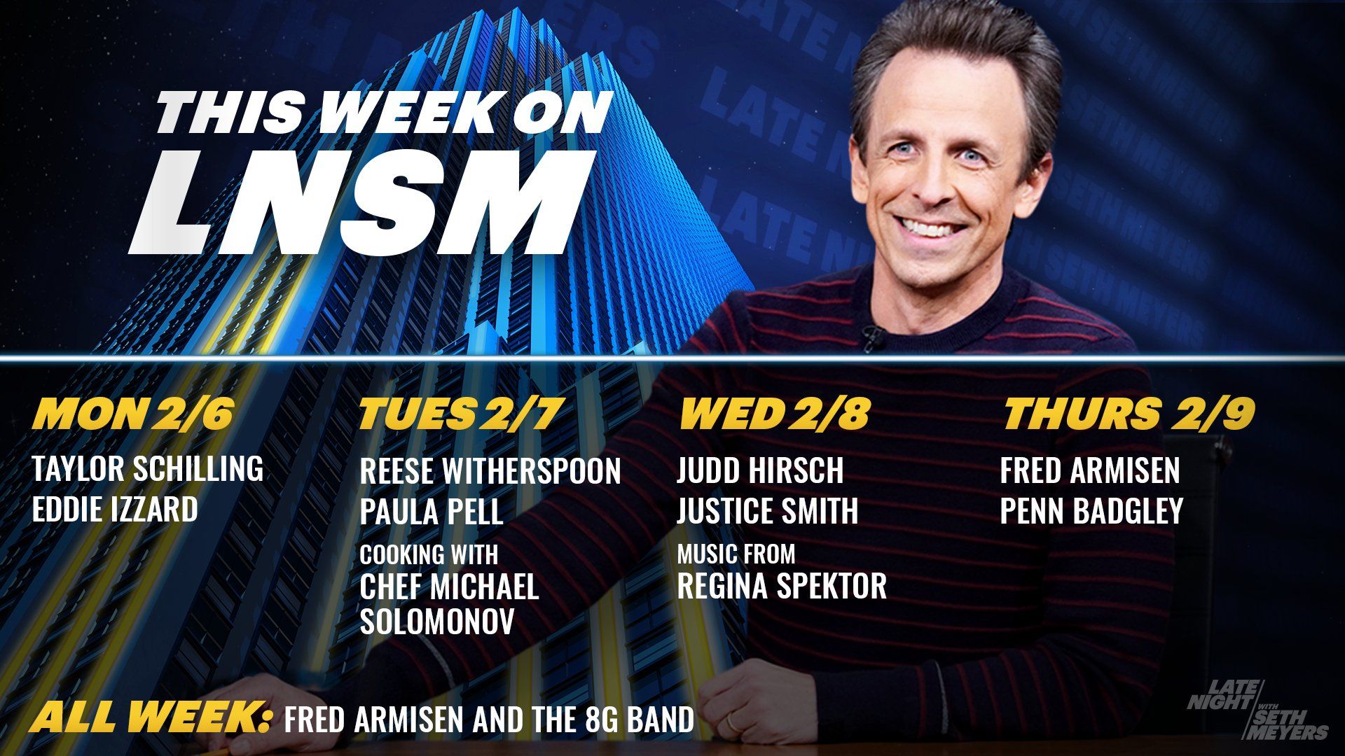 Late Night with Seth Meyers background