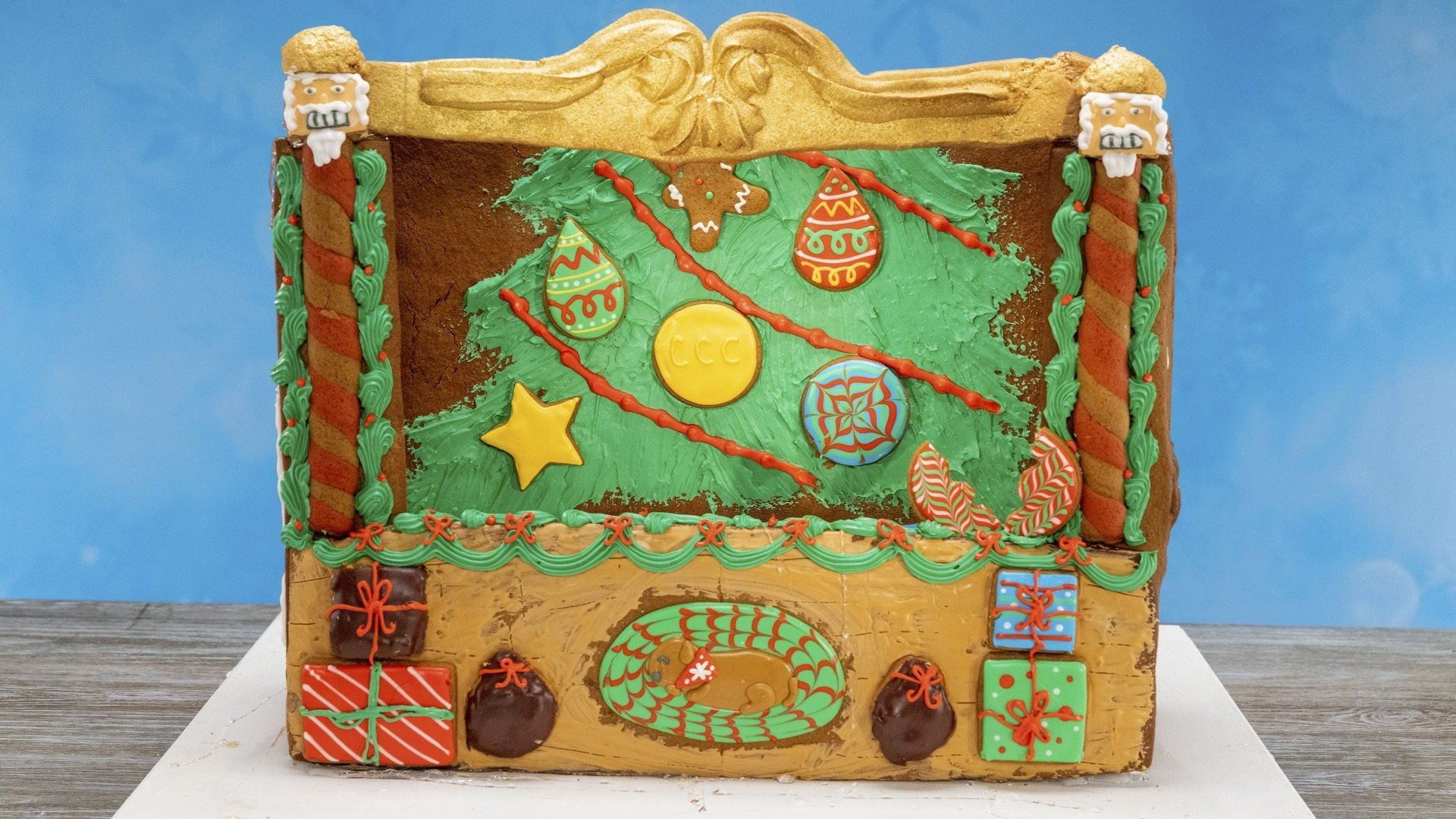 Christmas Cookie Challenge background