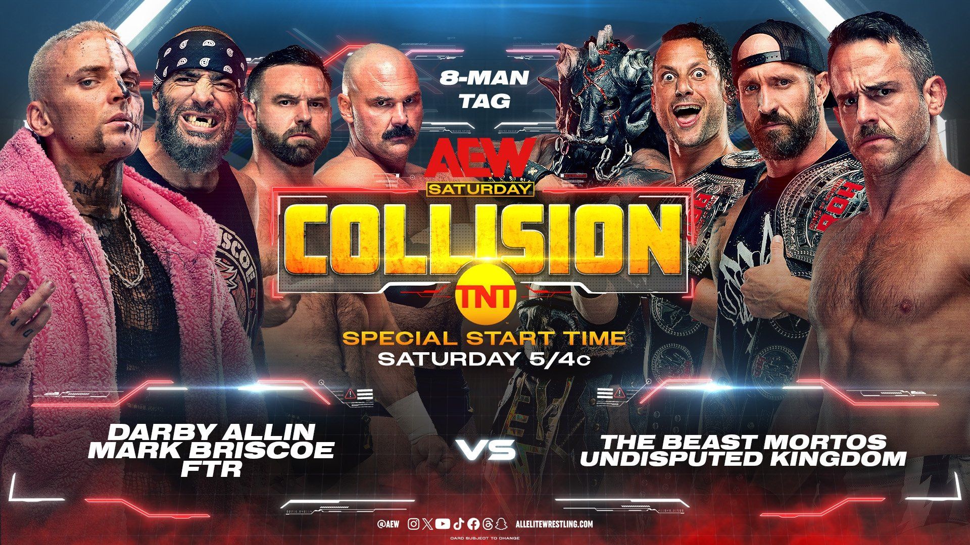 AEW Collision background