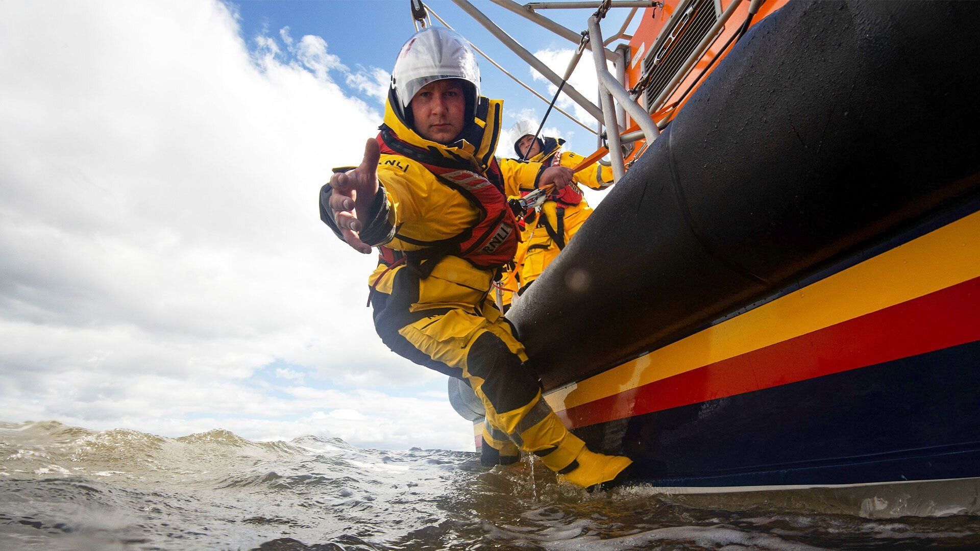 Saving Lives at Sea background