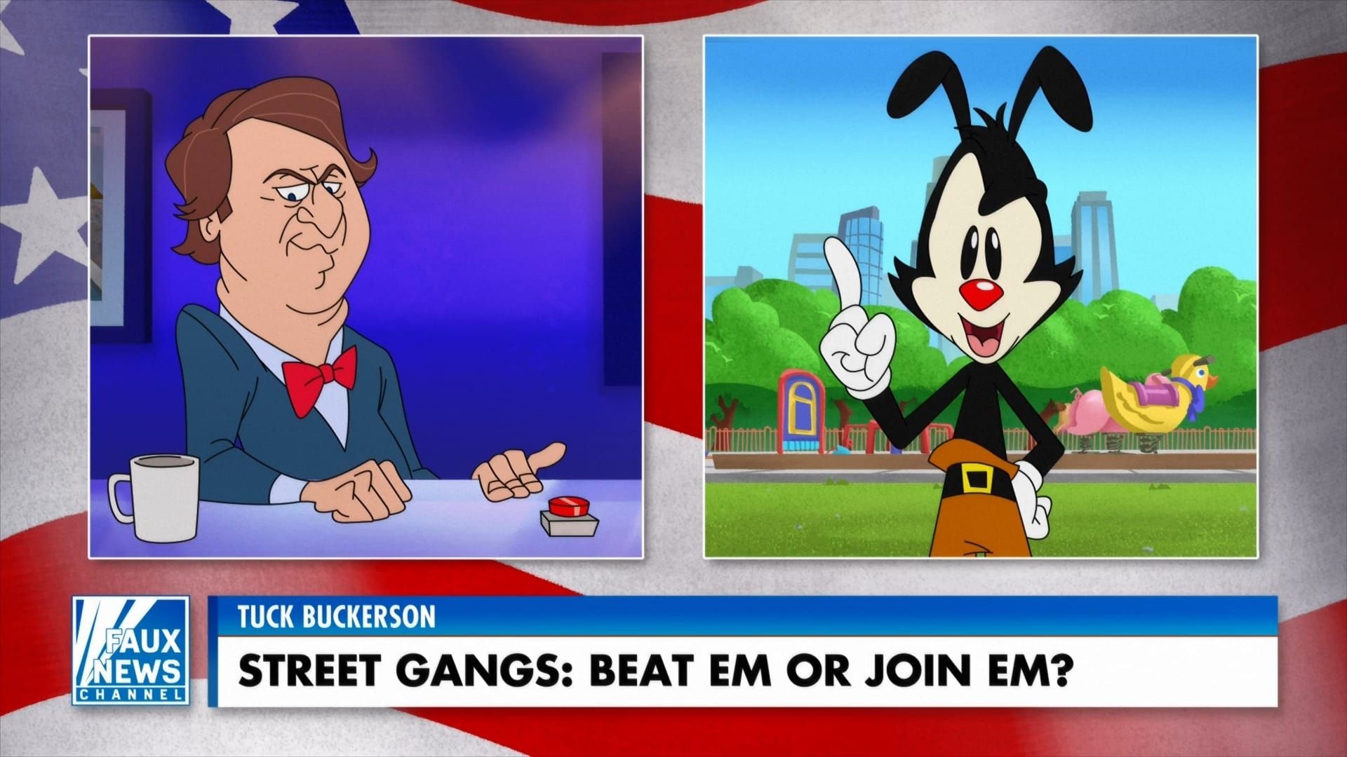 Animaniacs background