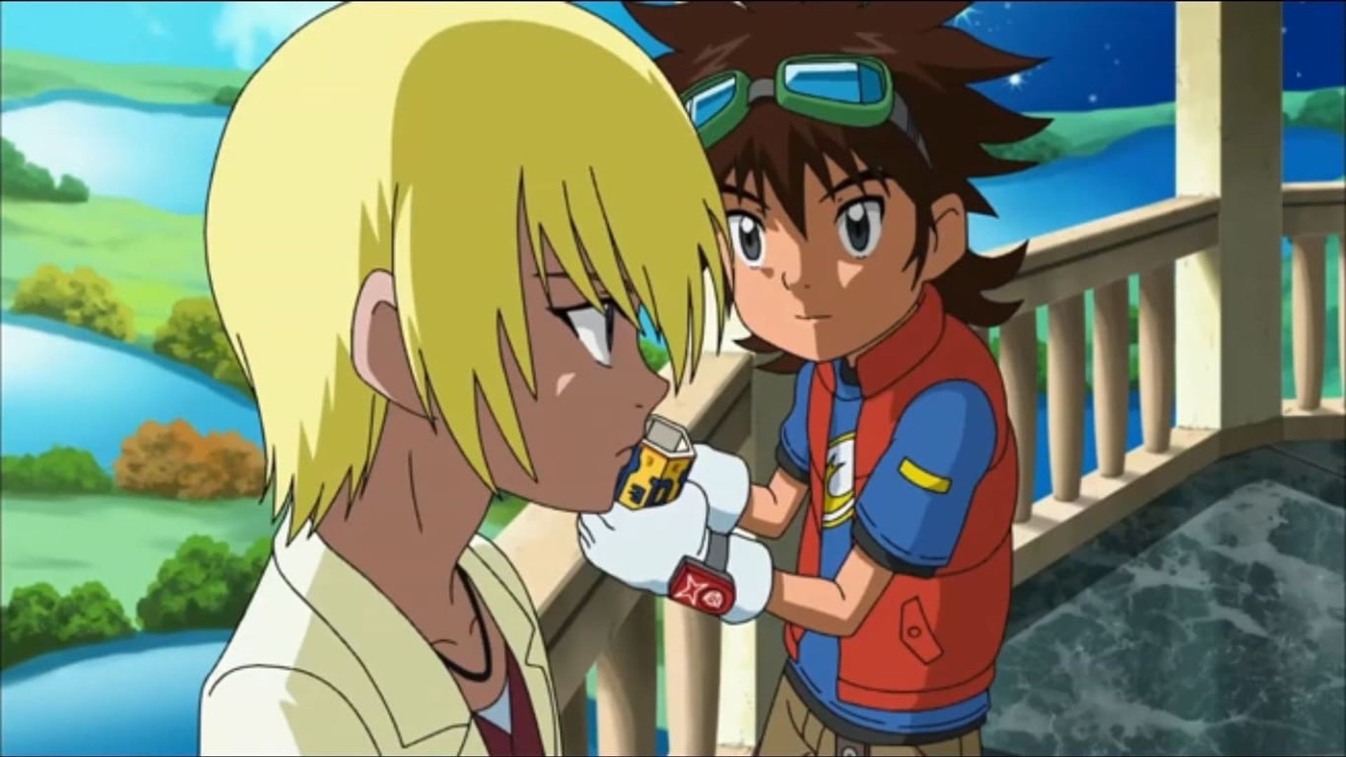 Digimon Xros Wars background